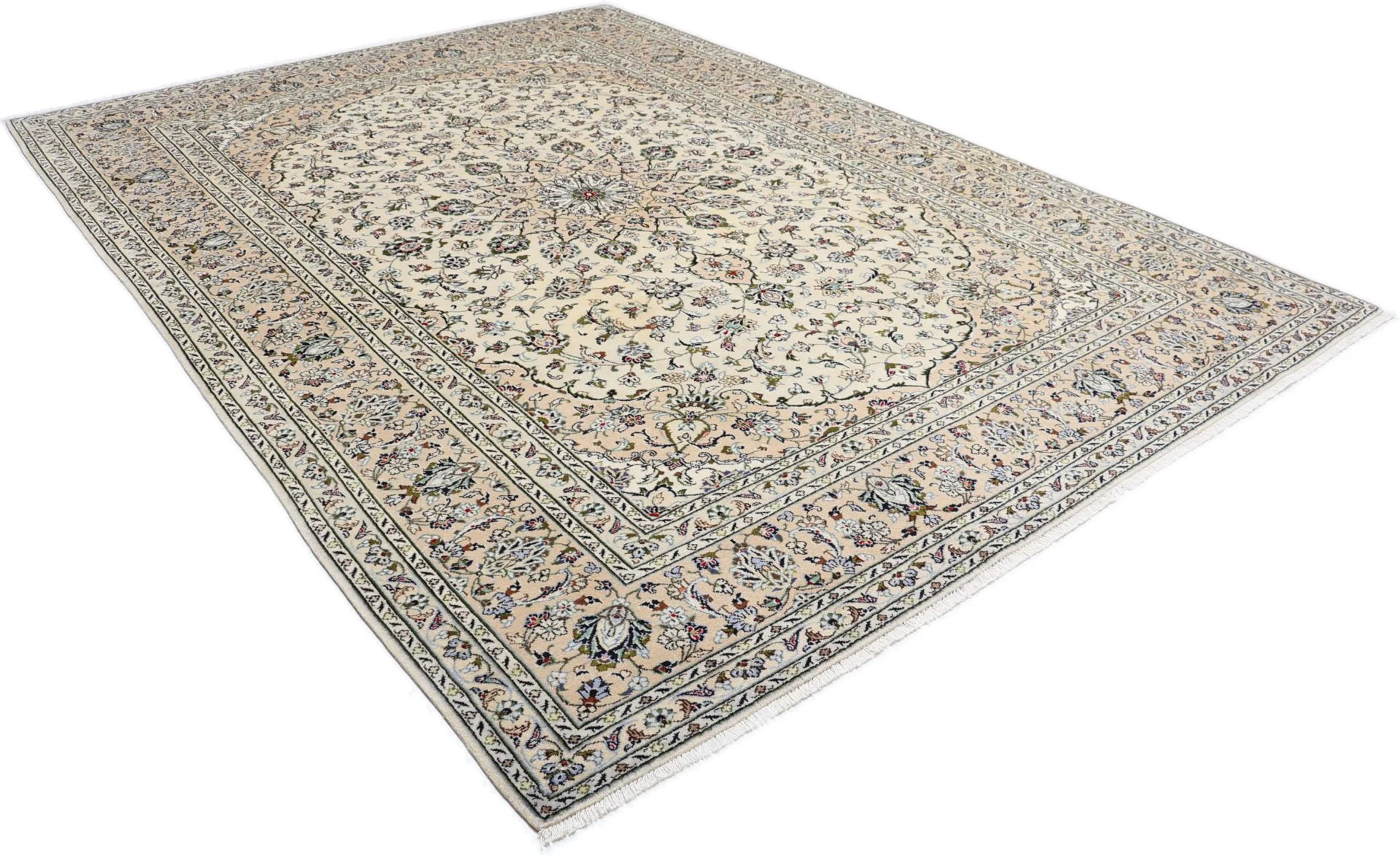 Handgeknüpfter Kashan Perserteppich, 250 × 350 cm, Wolle
