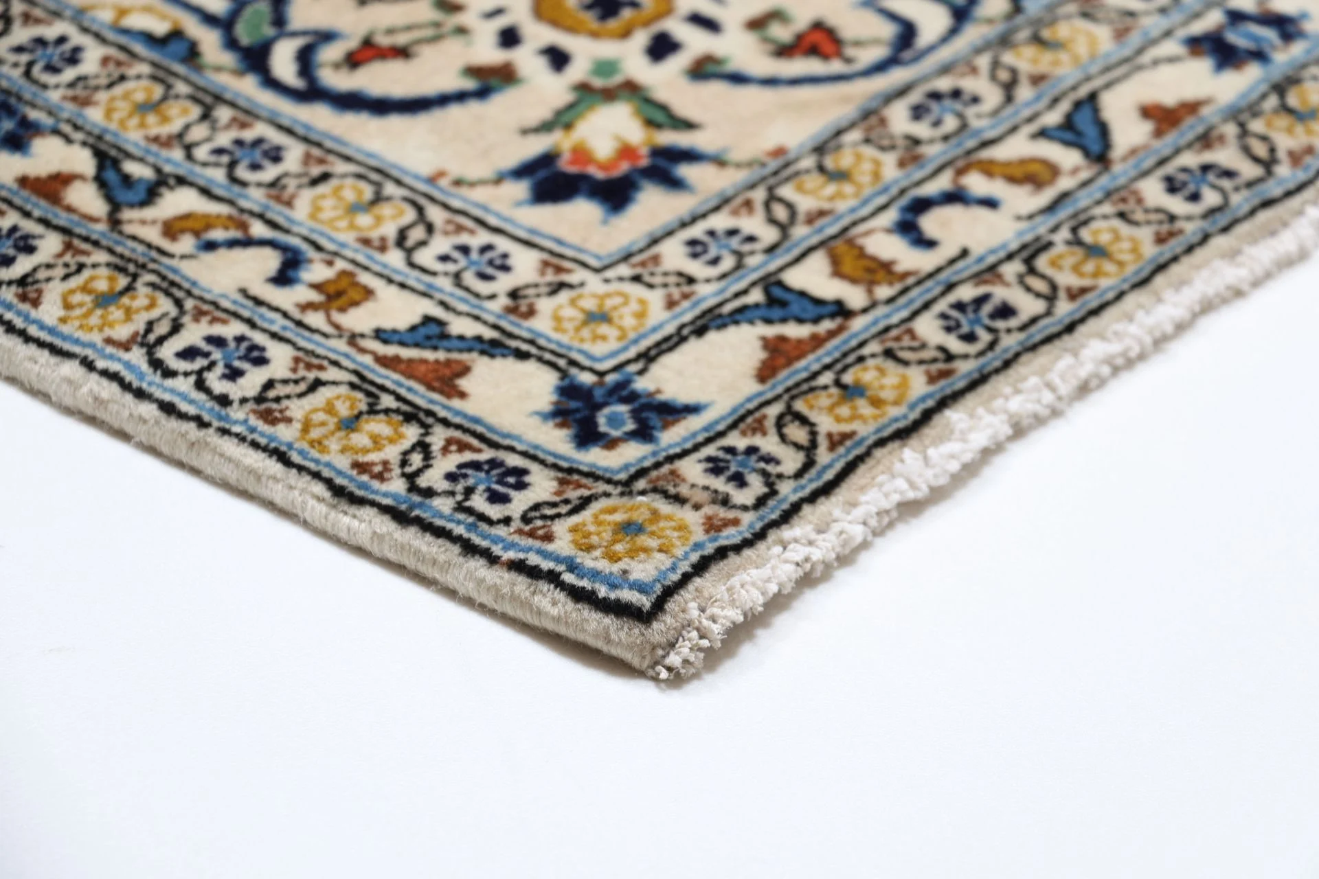 Kashan Perserteppich 243 × 348 cm aus Wolle, handgeknüpft