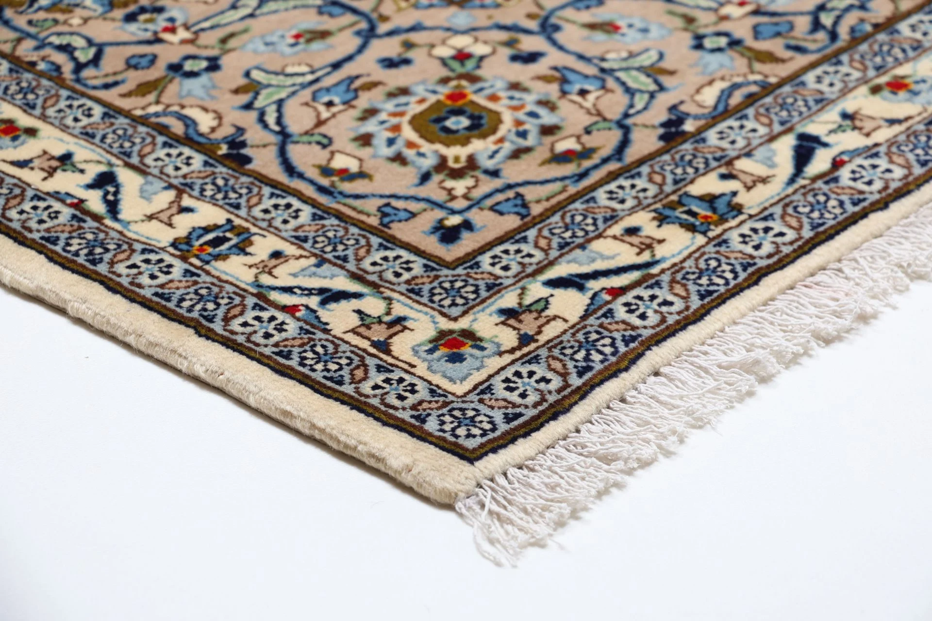Handgeknüpfter Kashan Perserteppich, 245 × 355 cm, Wolle