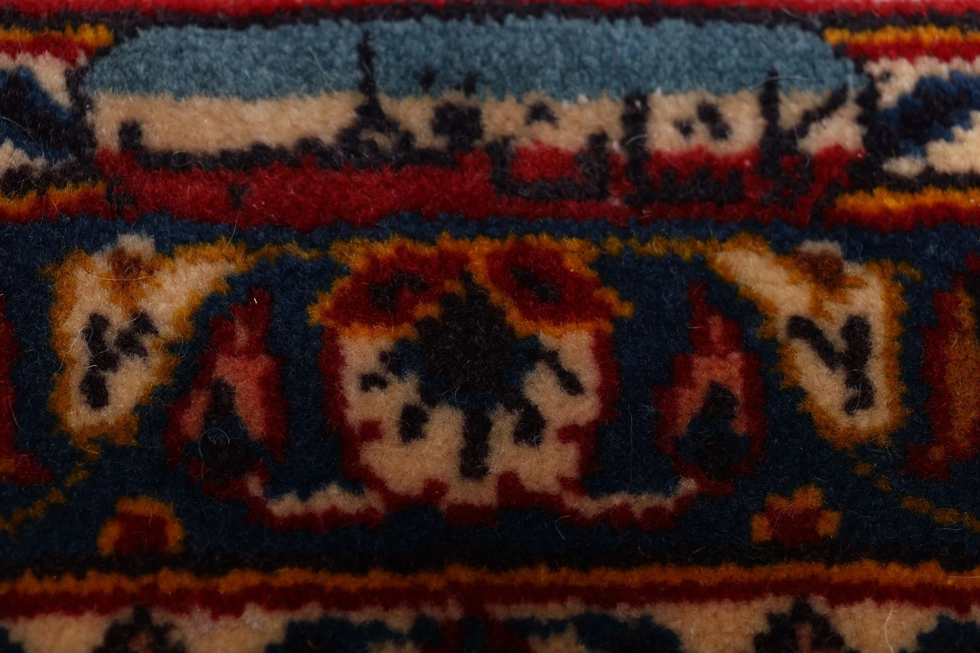 Kashan Perserteppich 250 × 370 cm aus Wolle, handgeknüpft