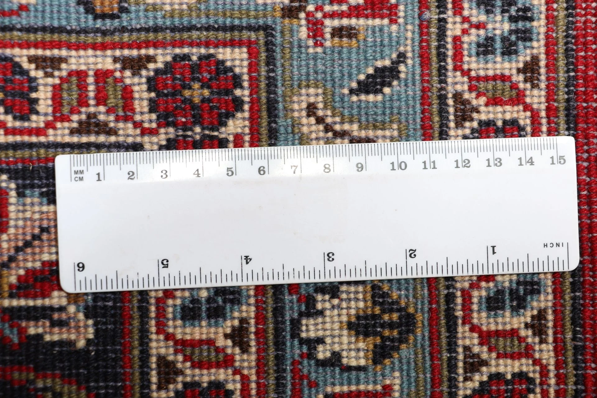 Handgeknüpfter Kashan Perserteppich, 247 × 367 cm, Wolle
