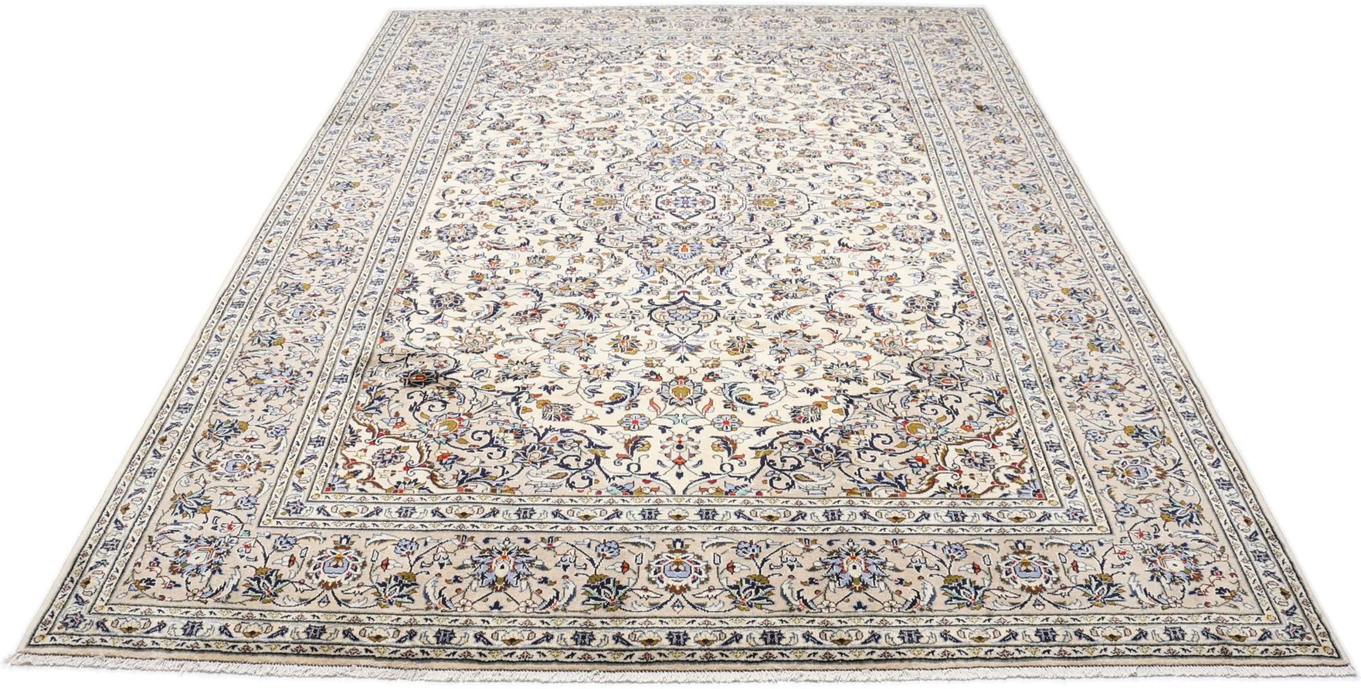 Kashan Perserteppich 250 × 350 cm aus Wolle, handgeknüpft