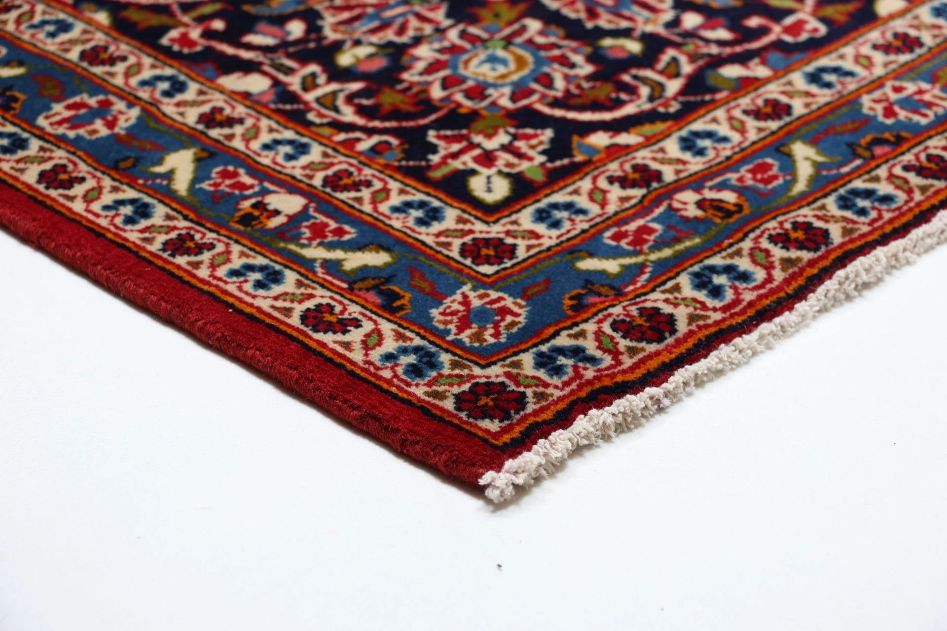 Kashan Perserteppich 251 × 347 cm aus Wolle, handgeknüpft