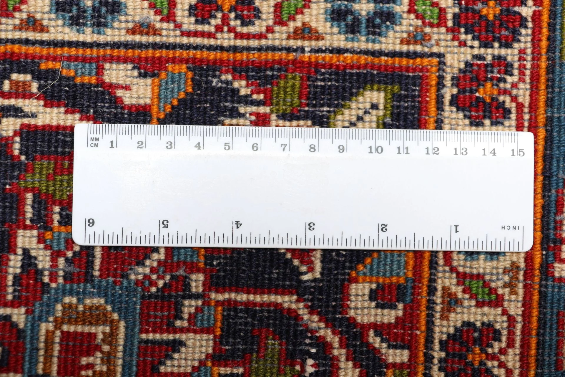 Kashan Perserteppich 251 × 347 cm aus Wolle, handgeknüpft