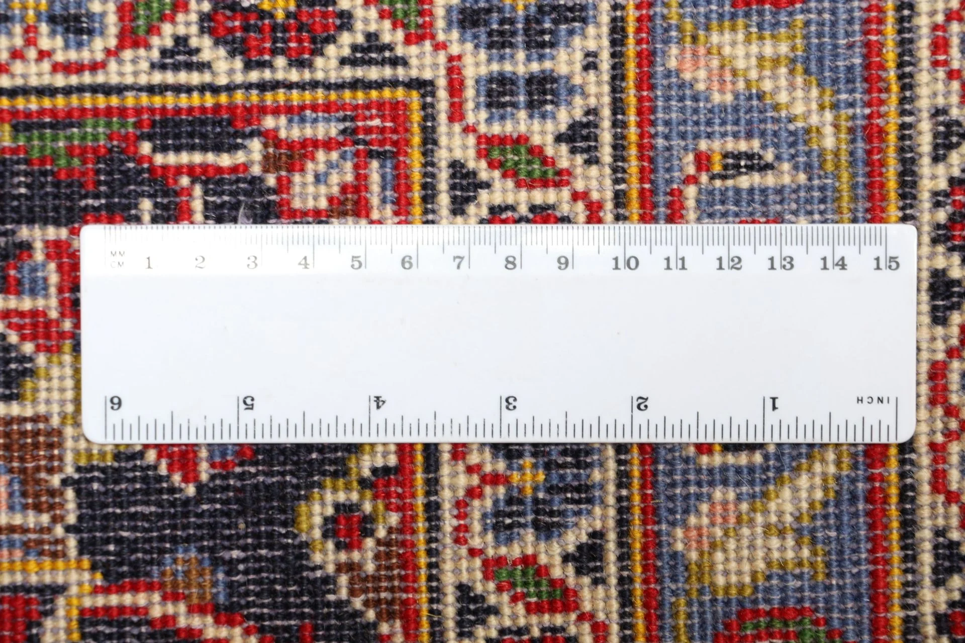 Kashan Perserteppich 244 × 350 cm aus Wolle, handgeknüpft