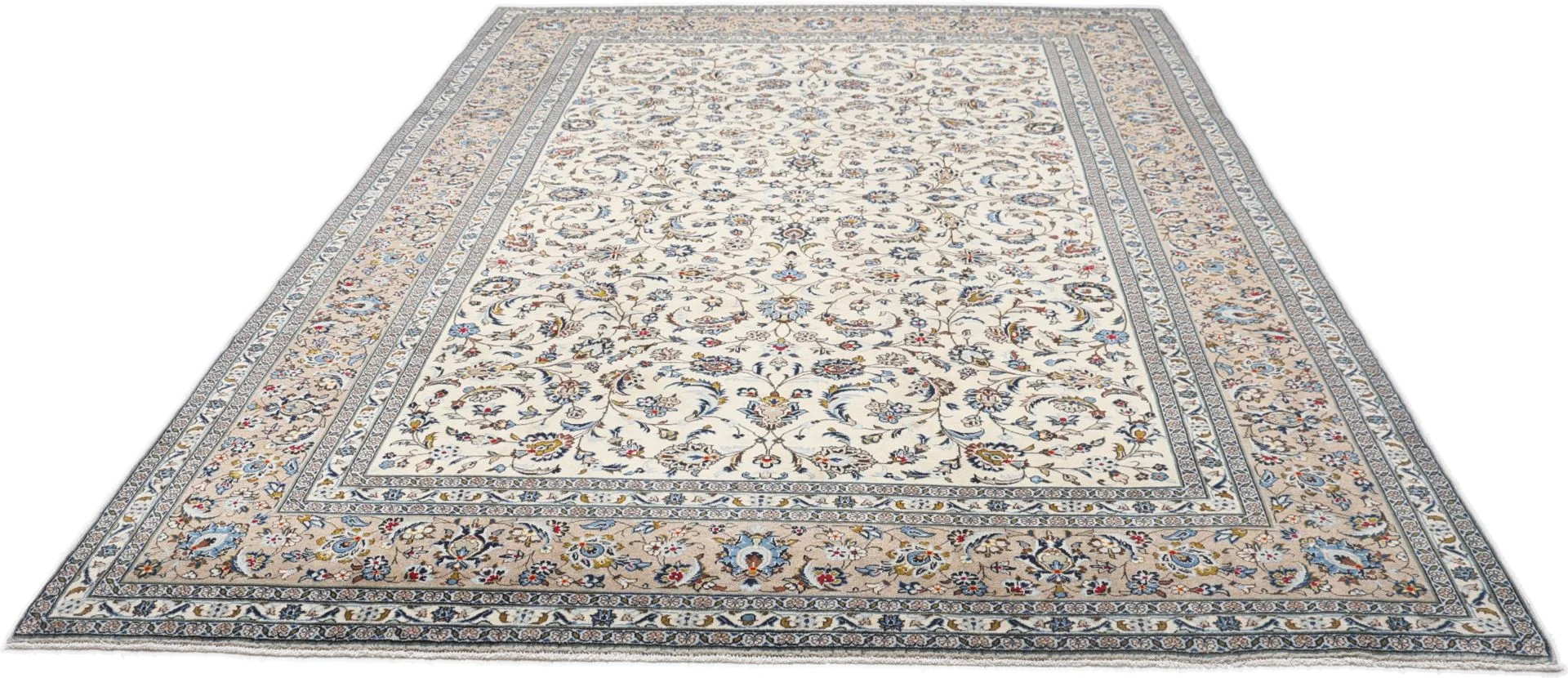 Kashan Perserteppich aus Iran, 250 × 363 cm