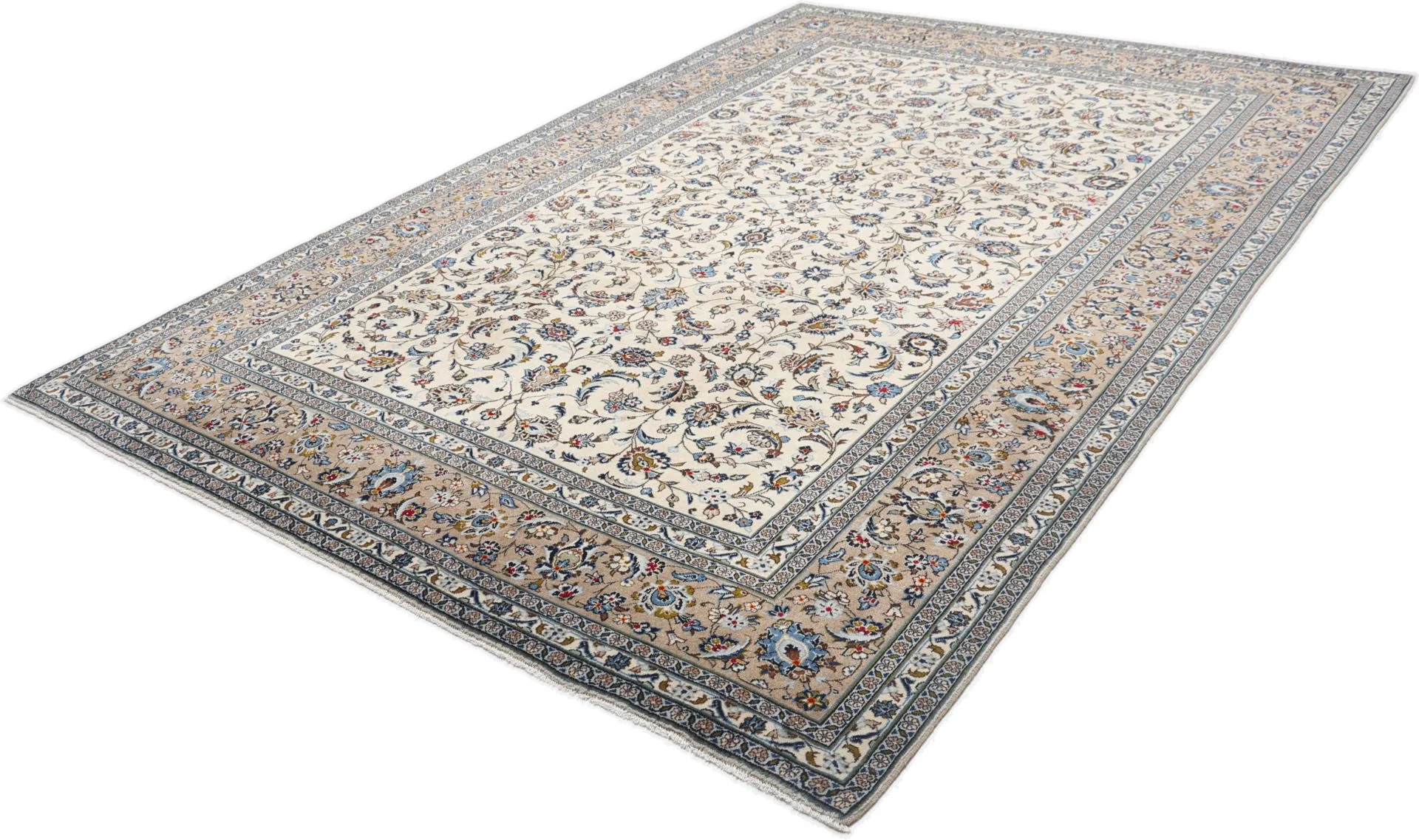 Kashan Perserteppich aus Iran, 250 × 363 cm