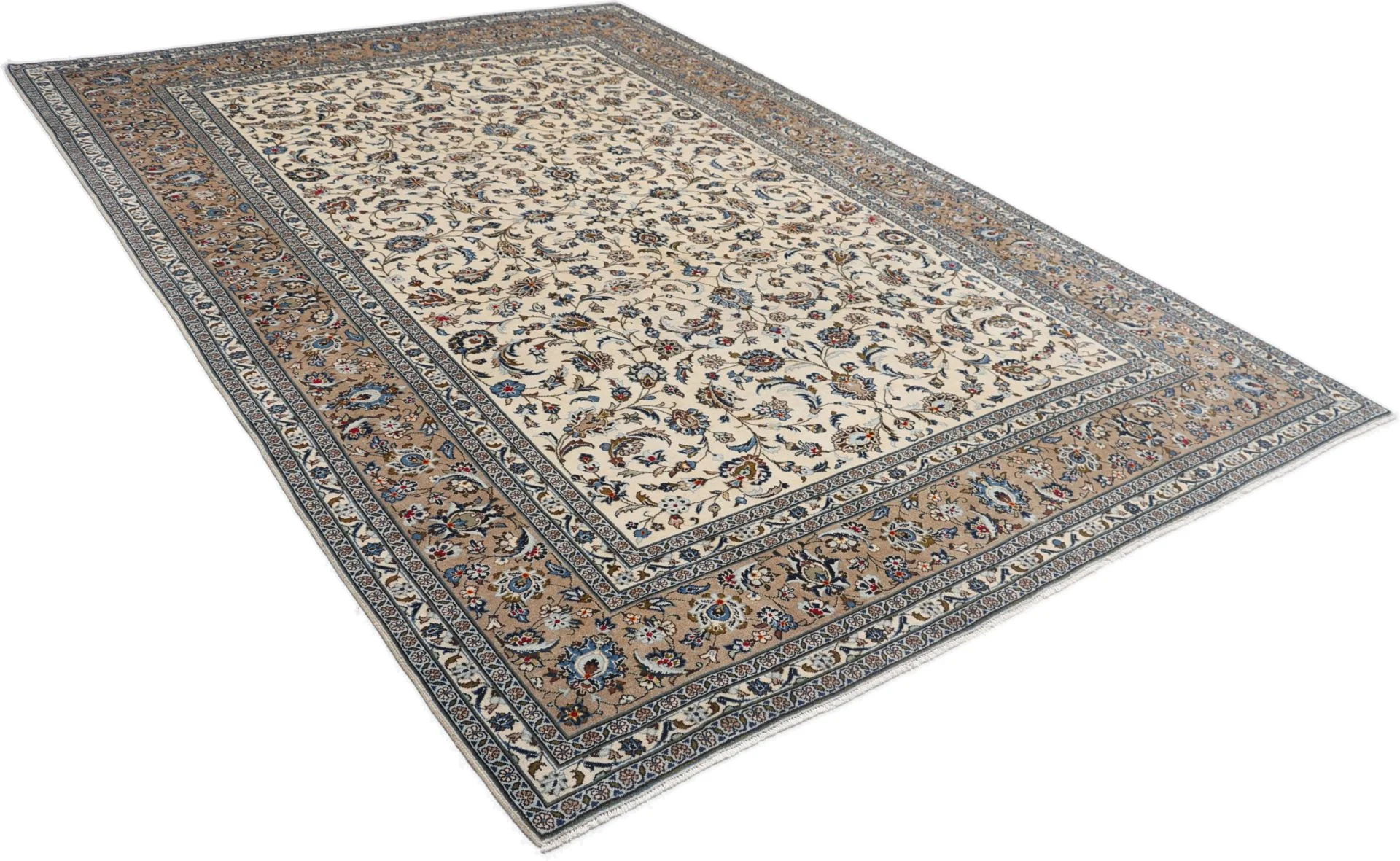 Kashan Perserteppich aus Iran, 250 × 363 cm