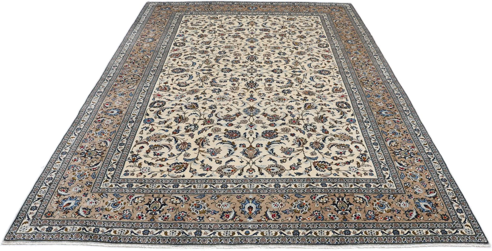 Kashan Perserteppich aus Iran, 250 × 363 cm