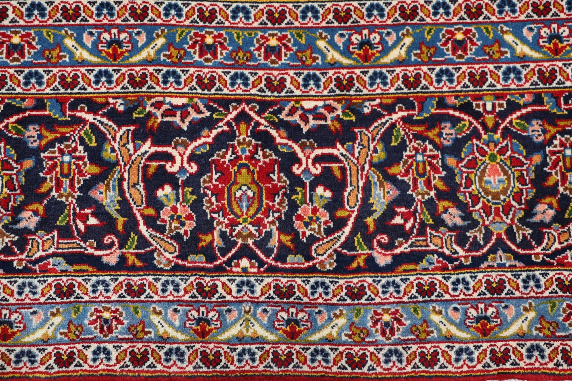 Handgeknüpfter Kashan Perserteppich 260 × 380 cm