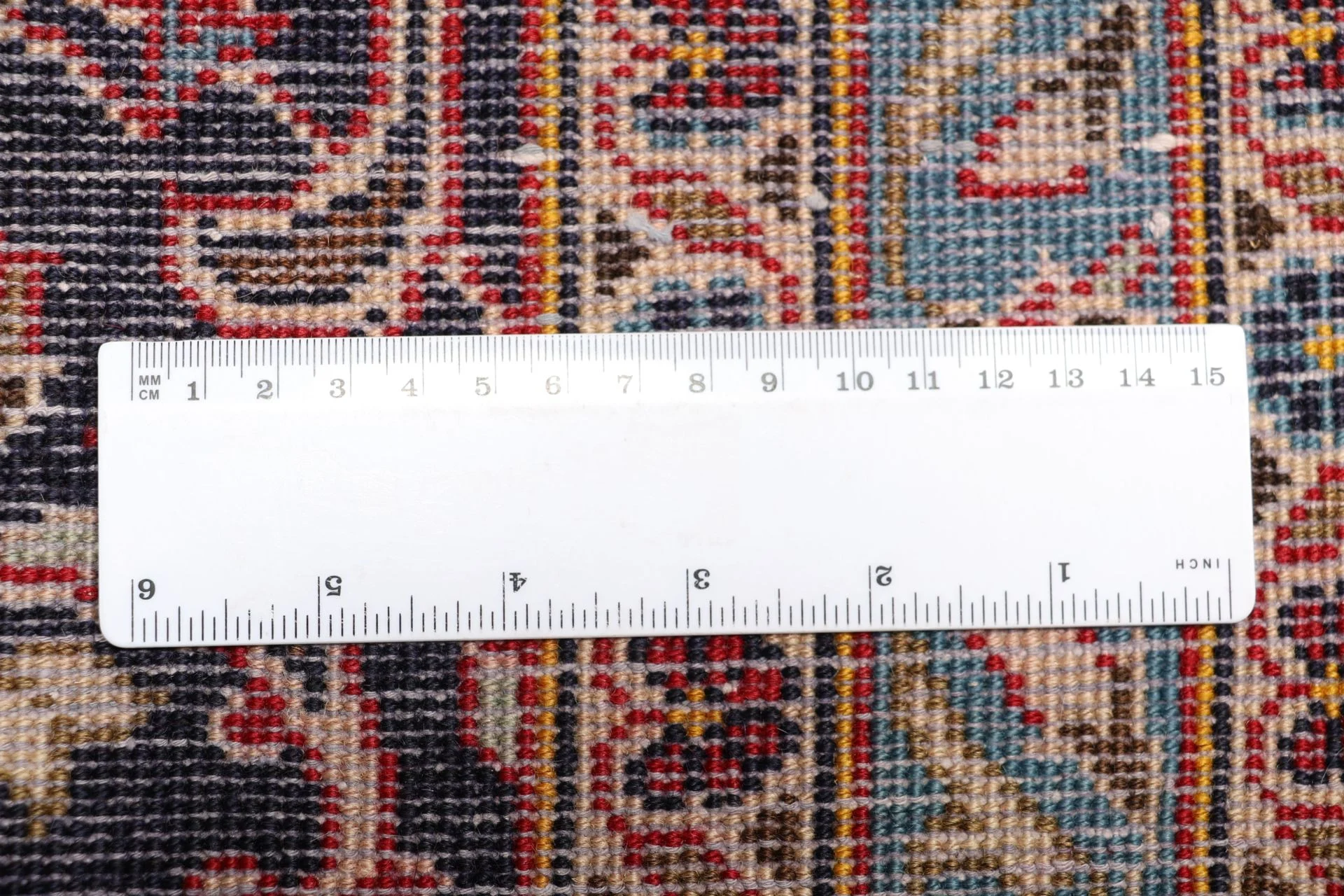 Kashan Perserteppich 245 × 345 cm aus Wolle, handgeknüpft