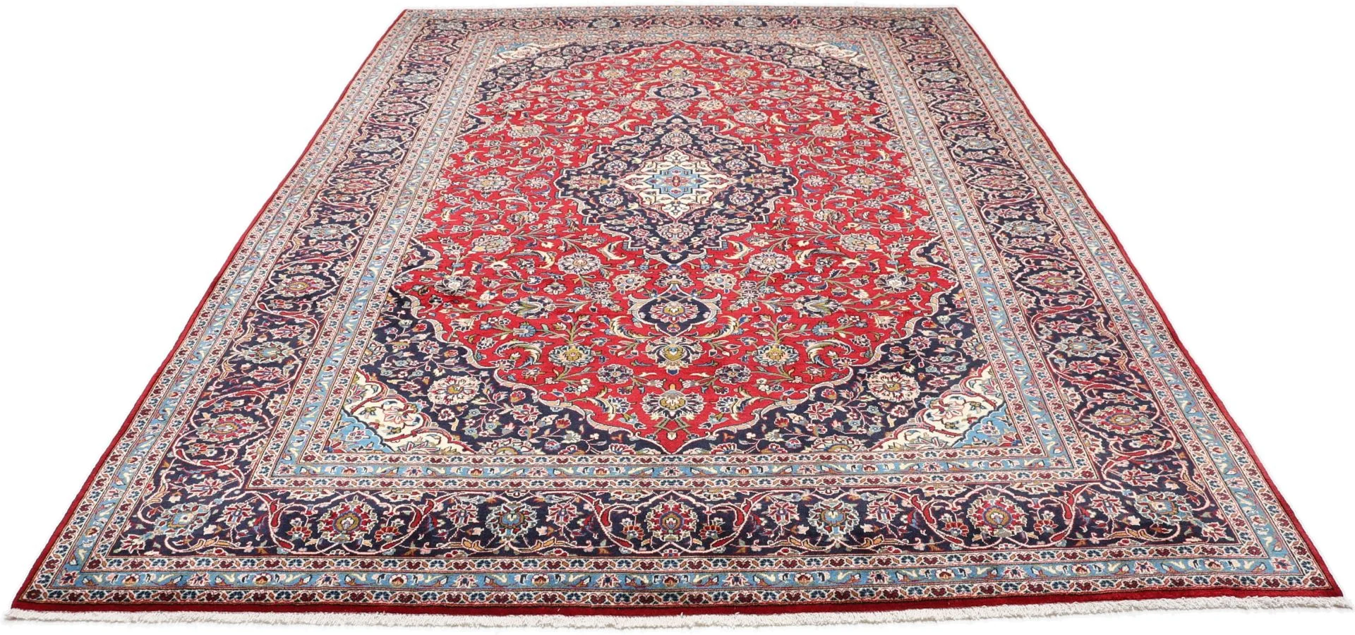 Handgeknüpfter Kashan Perserteppich 250 × 360 cm