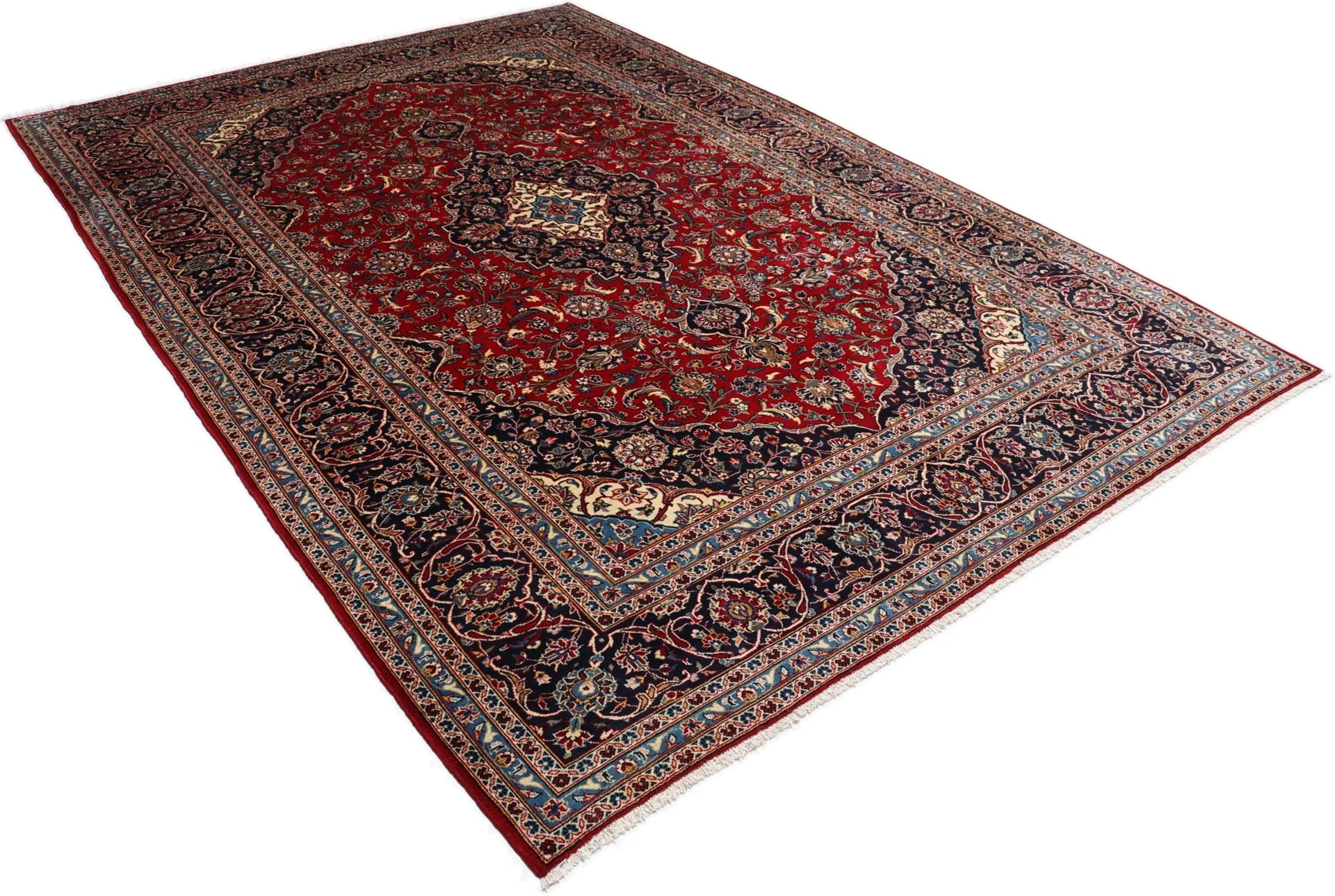 Handgeknüpfter Kashan Perserteppich 250 × 360 cm