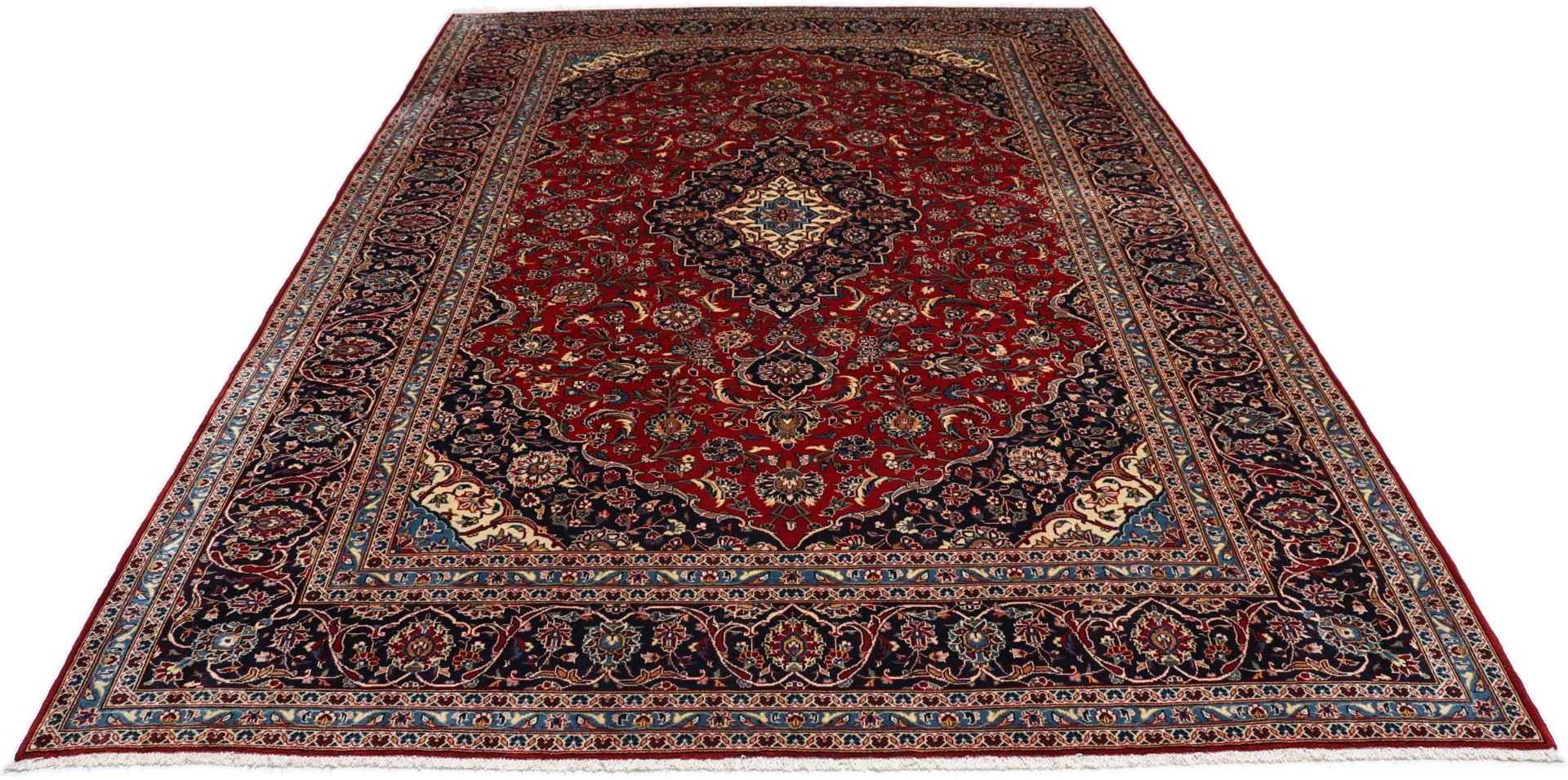 Handgeknüpfter Kashan Perserteppich 250 × 360 cm