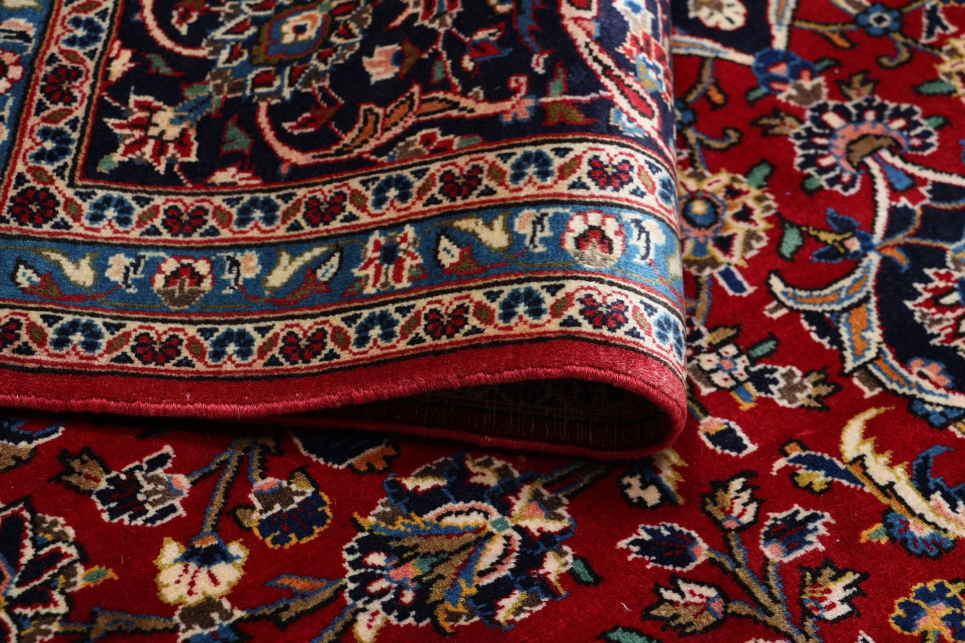 Handgeknüpfter Kashan Perserteppich 250 × 360 cm