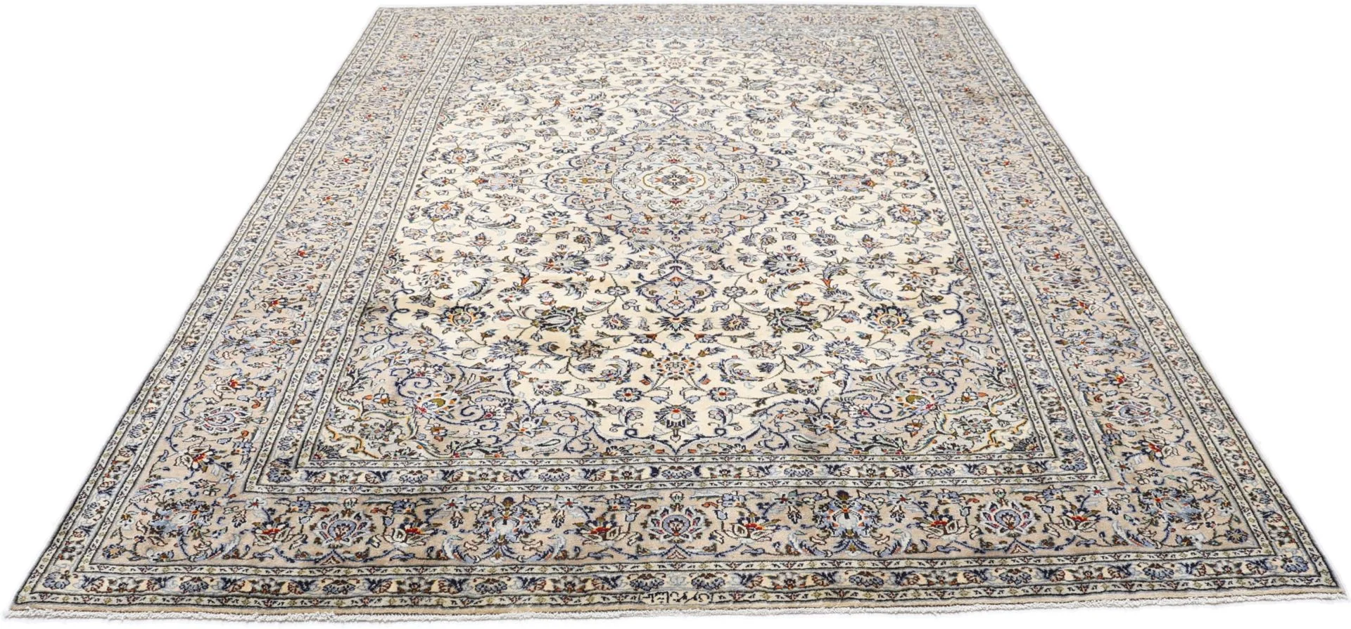 Handgeknüpfter Kashan Perserteppich 252 × 330 cm