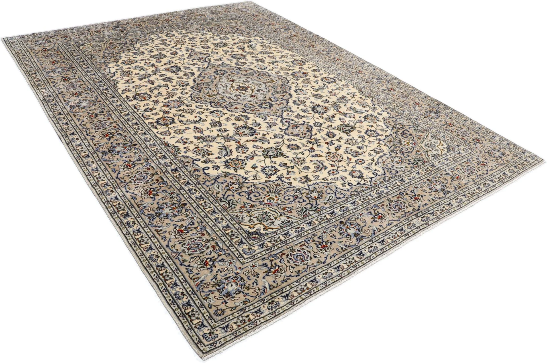 Handgeknüpfter Kashan Perserteppich 252 × 330 cm