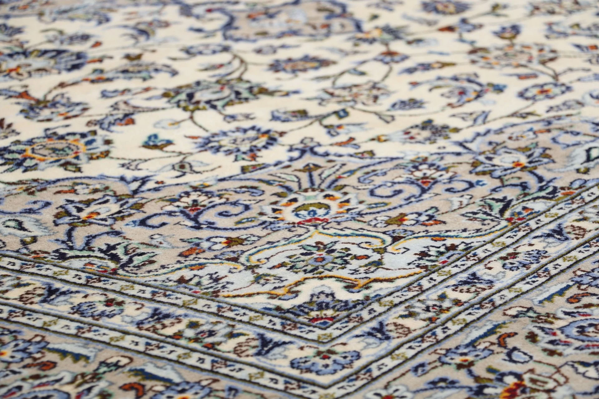 Handgeknüpfter Kashan Perserteppich 252 × 330 cm