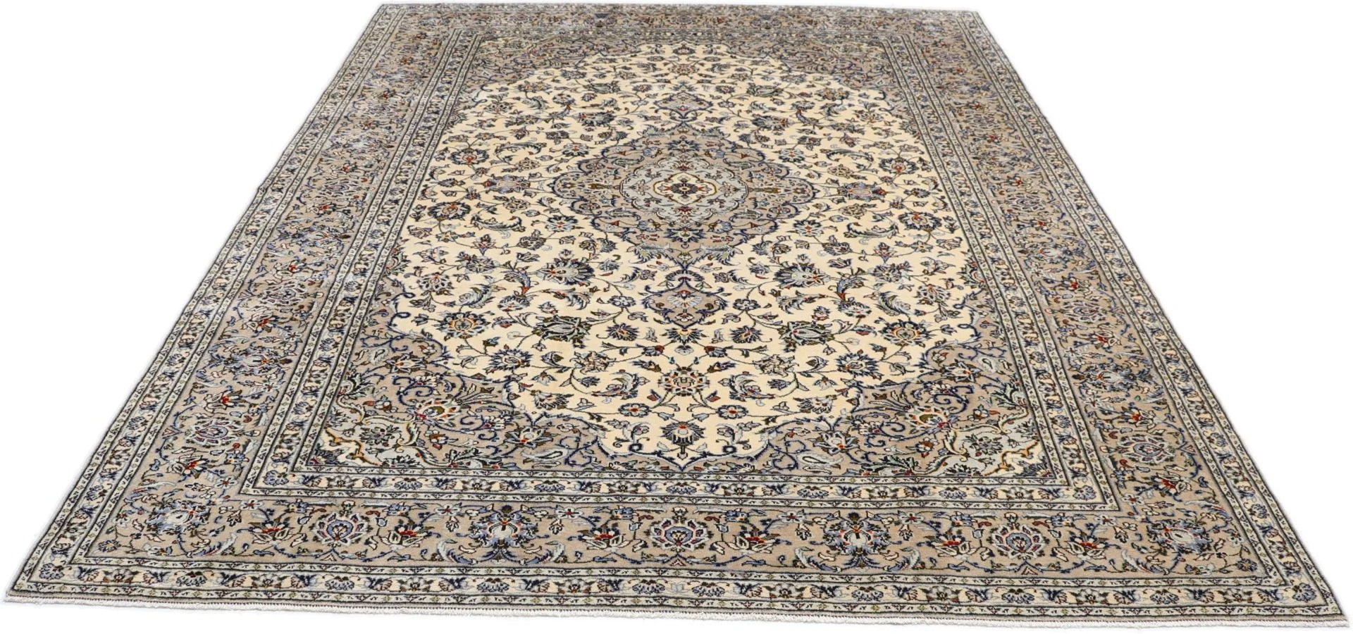 Handgeknüpfter Kashan Perserteppich 252 × 330 cm