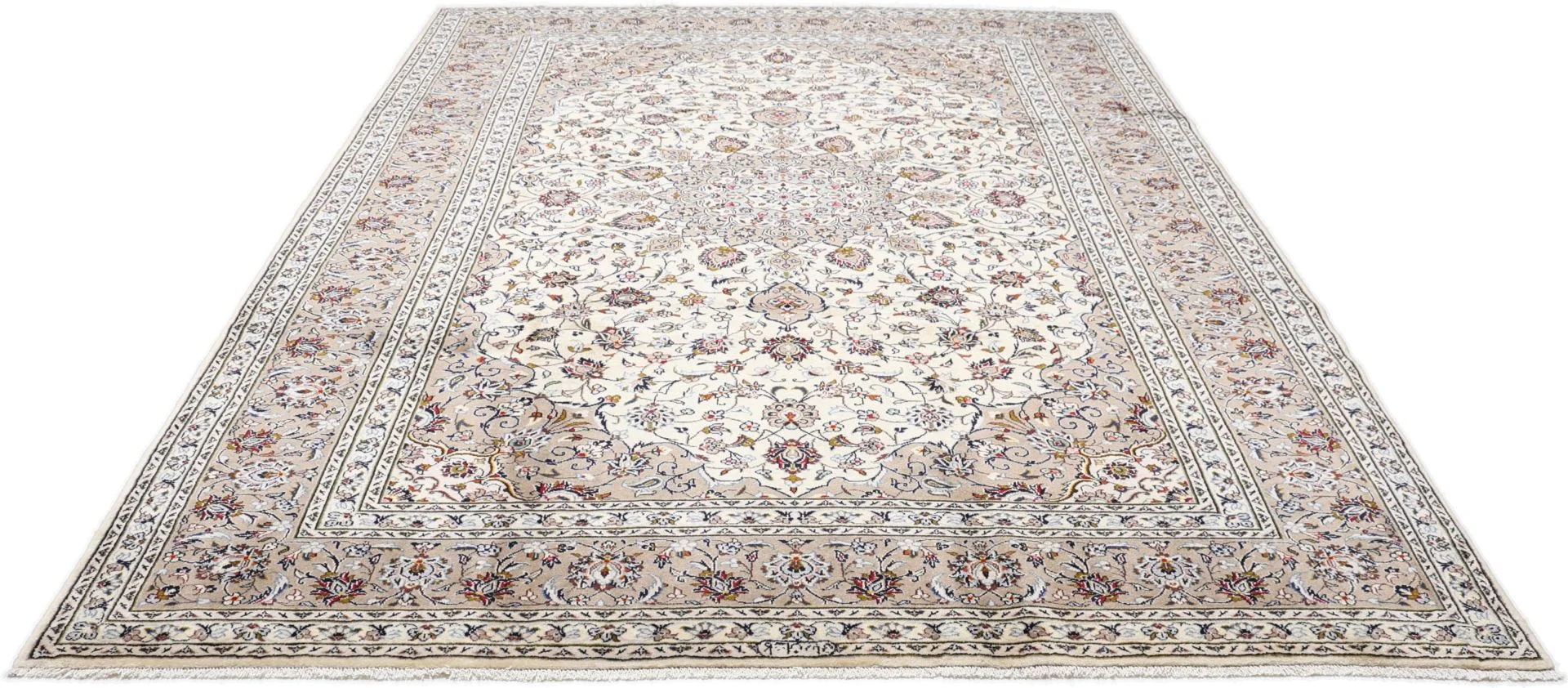 Kashan Perserteppich aus Iran, 253 × 345 cm