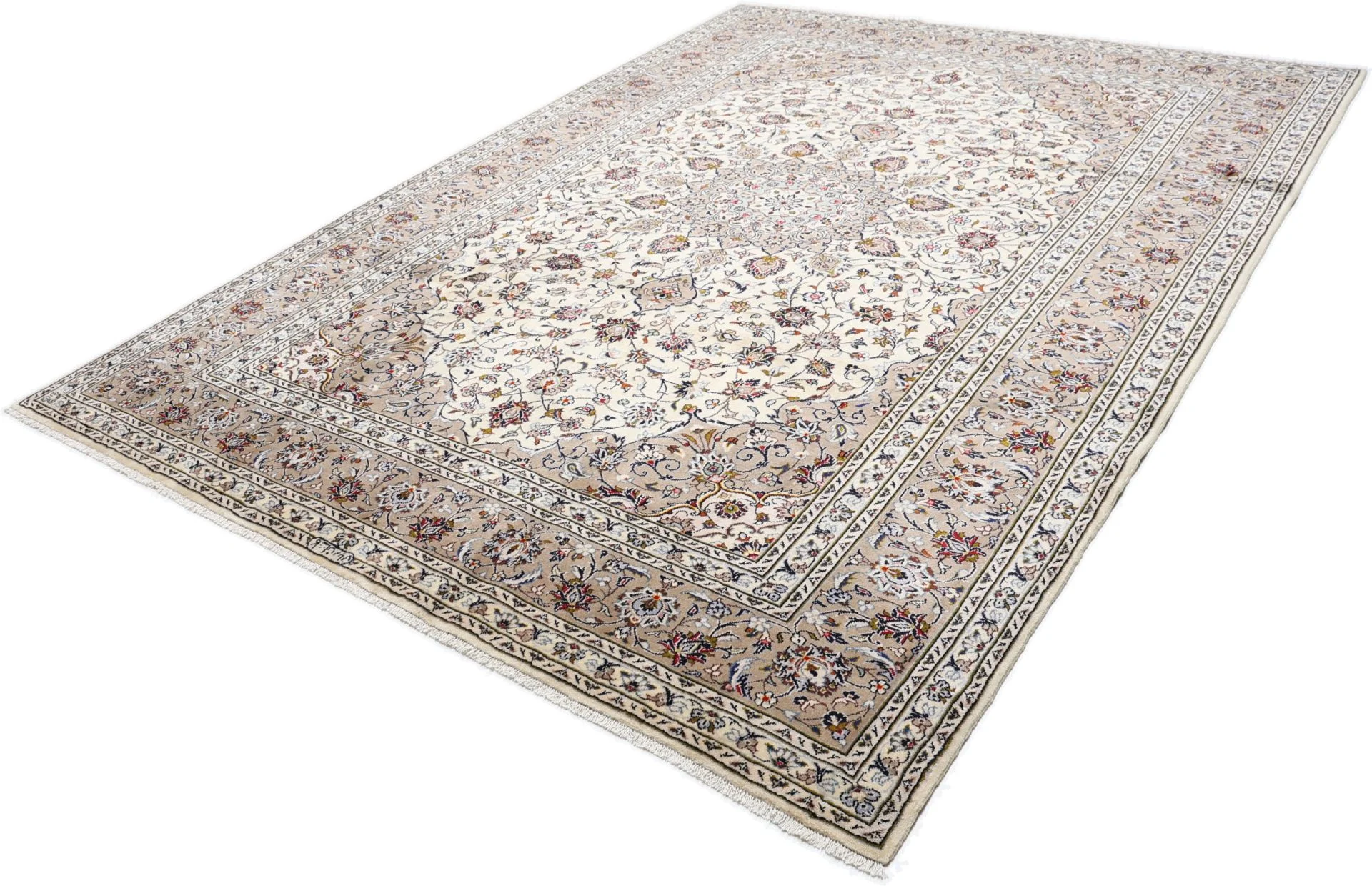 Kashan Perserteppich aus Iran, 253 × 345 cm