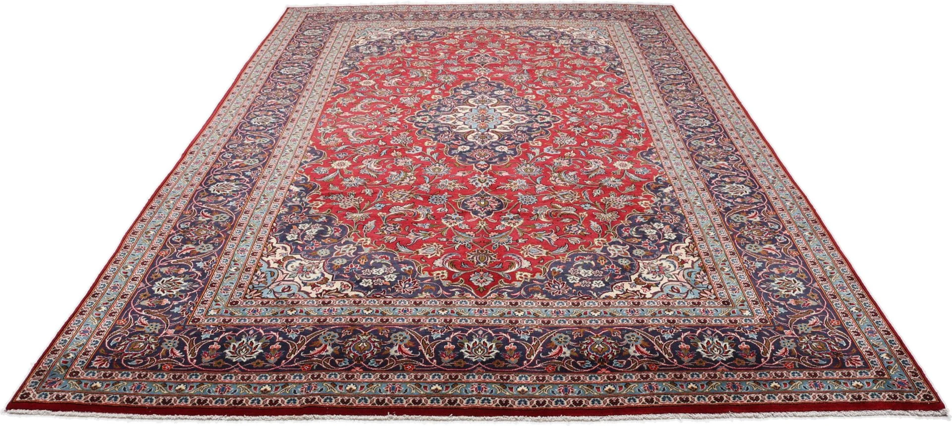 Kashan Perserteppich aus Iran, 250 × 360 cm
