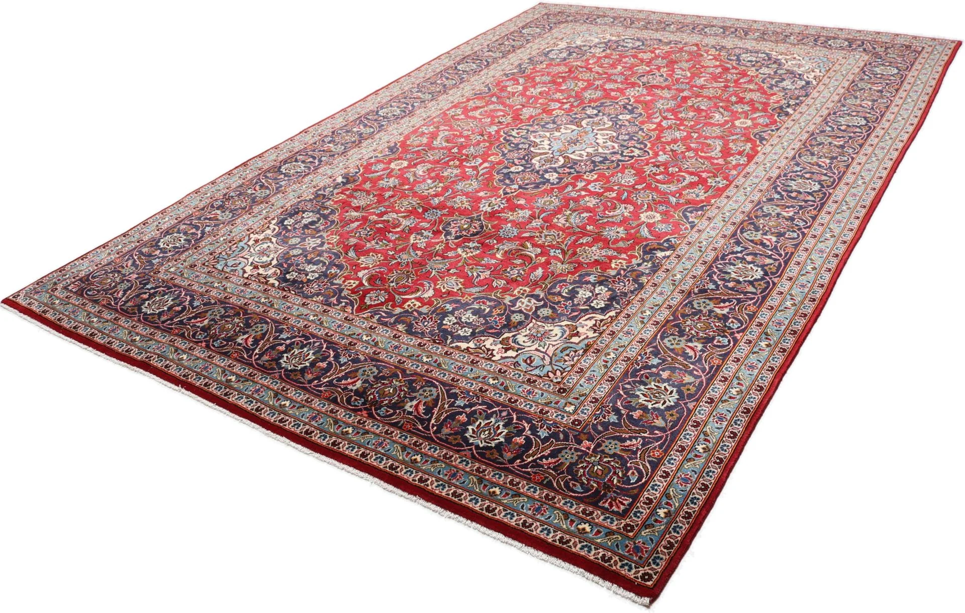 Kashan Perserteppich aus Iran, 250 × 360 cm