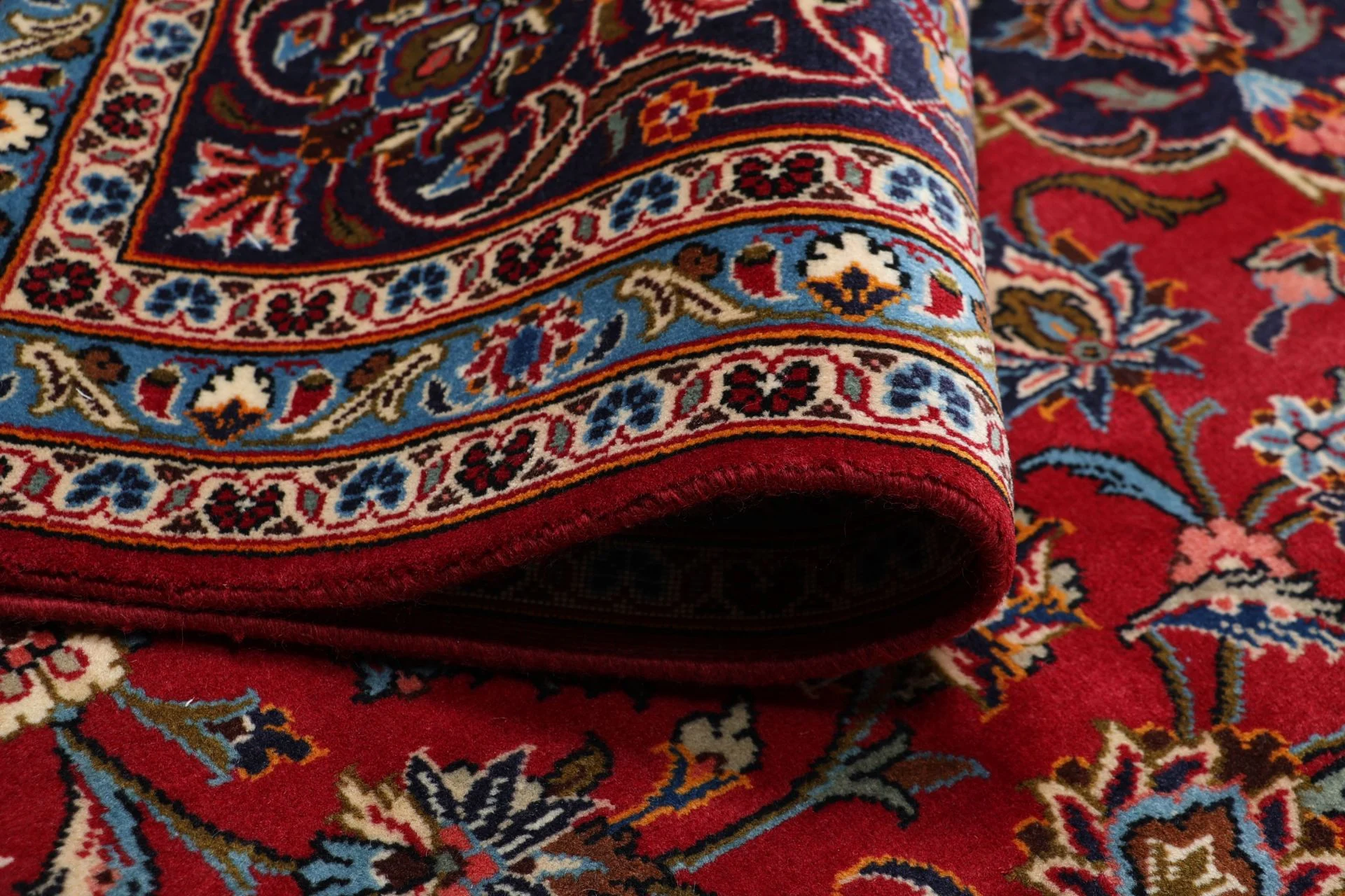 Kashan Perserteppich aus Iran, 250 × 360 cm