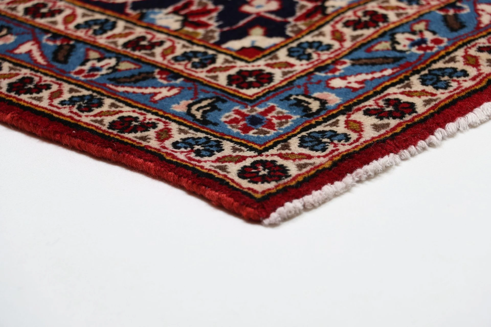 Handgeknüpfter Kashan Perserteppich 245 × 350 cm