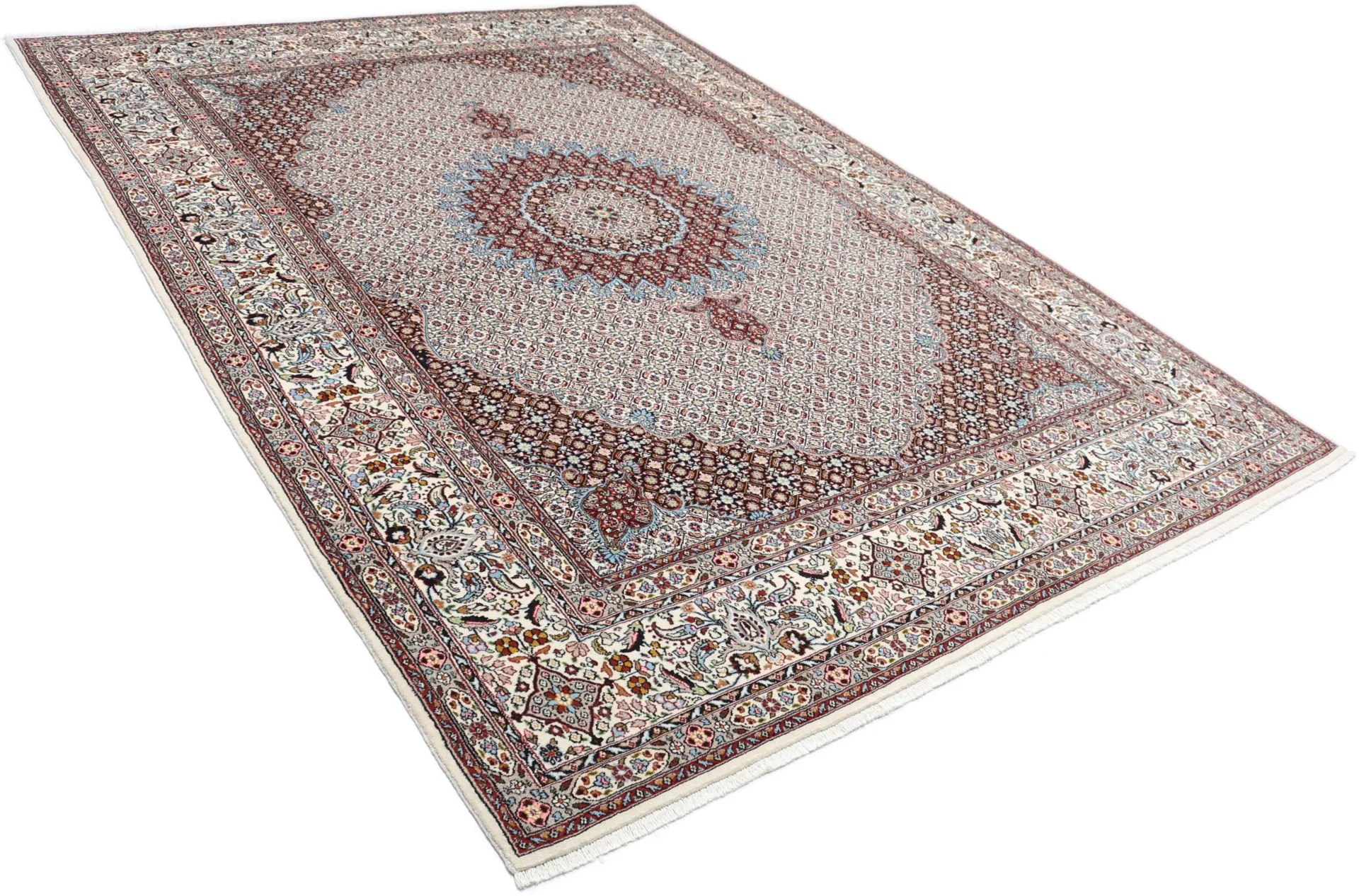 Moud Perserteppich 250 × 345 cm aus Wolle, handgeknüpft
