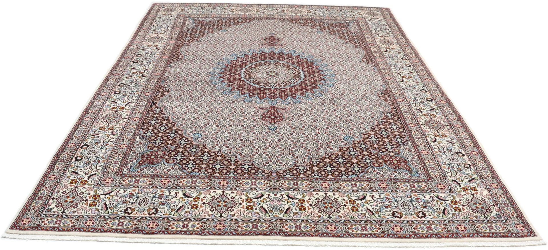 Moud Perserteppich 250 × 345 cm aus Wolle, handgeknüpft