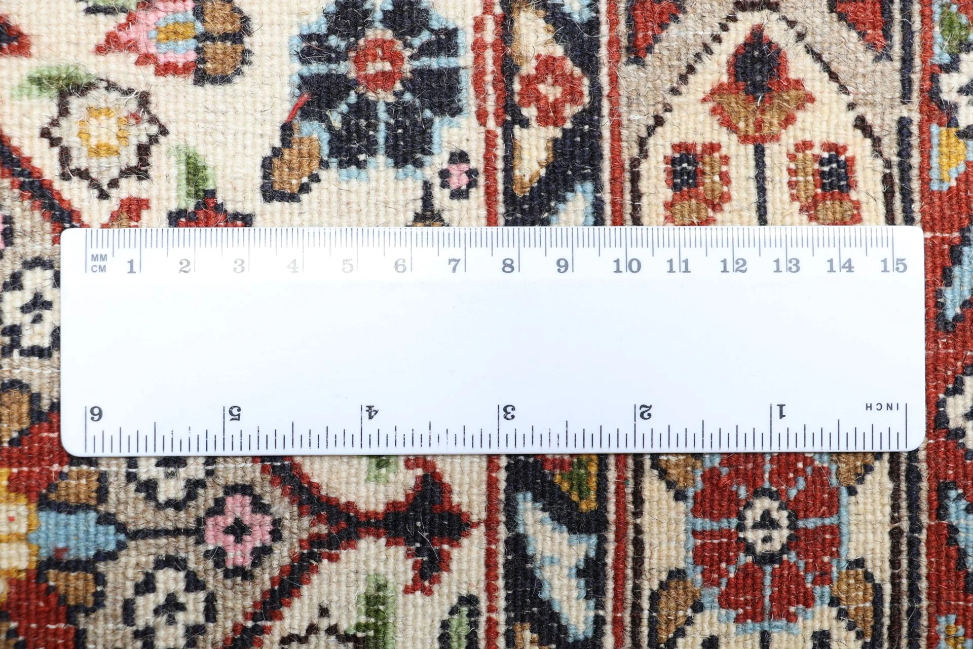 Moud Perserteppich 250 × 345 cm aus Wolle, handgeknüpft