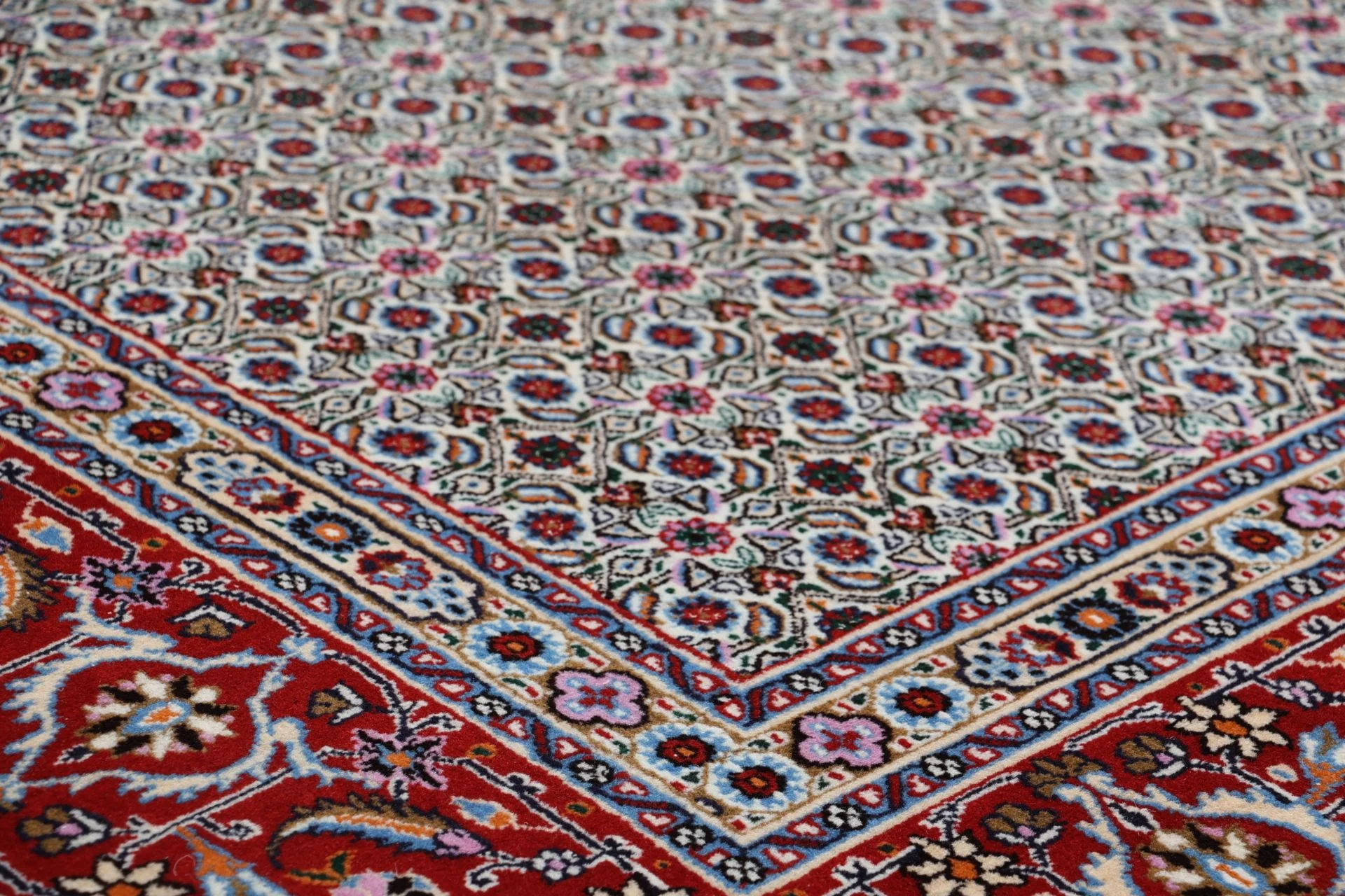 Moud Perserteppich 247 × 350 cm aus Wolle, handgeknüpft