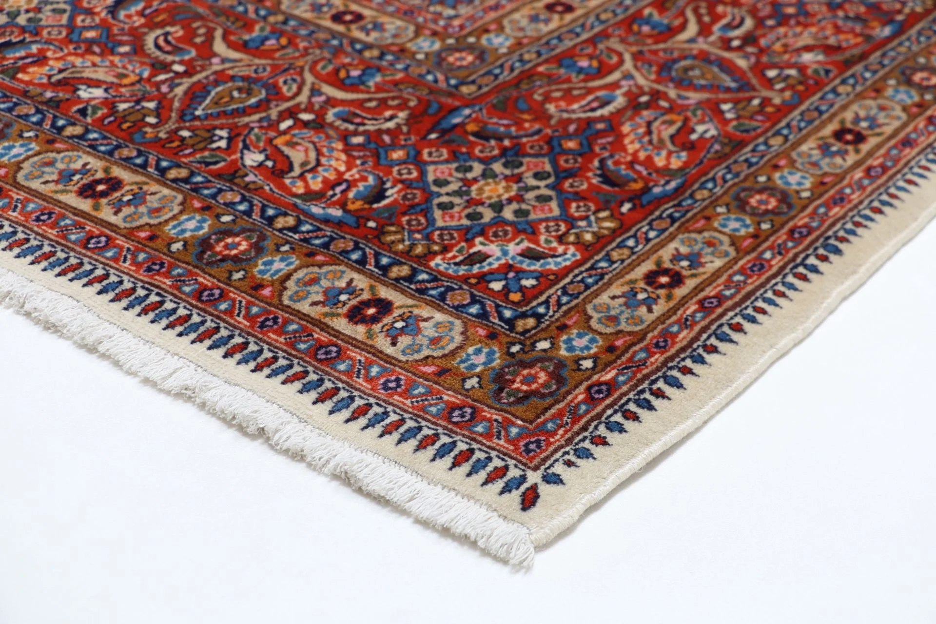 Moud Perserteppich 258 × 340 cm aus Wolle, handgeknüpft