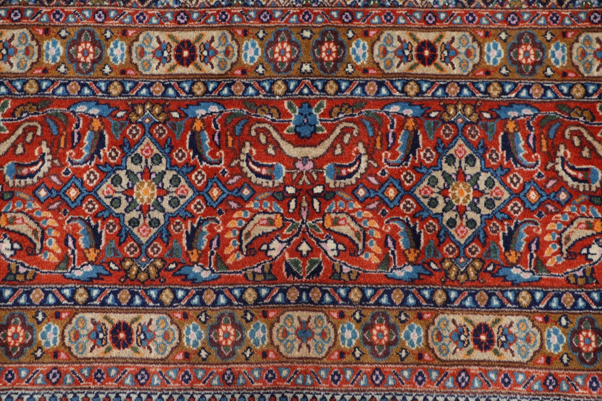 Moud Perserteppich 258 × 340 cm aus Wolle, handgeknüpft