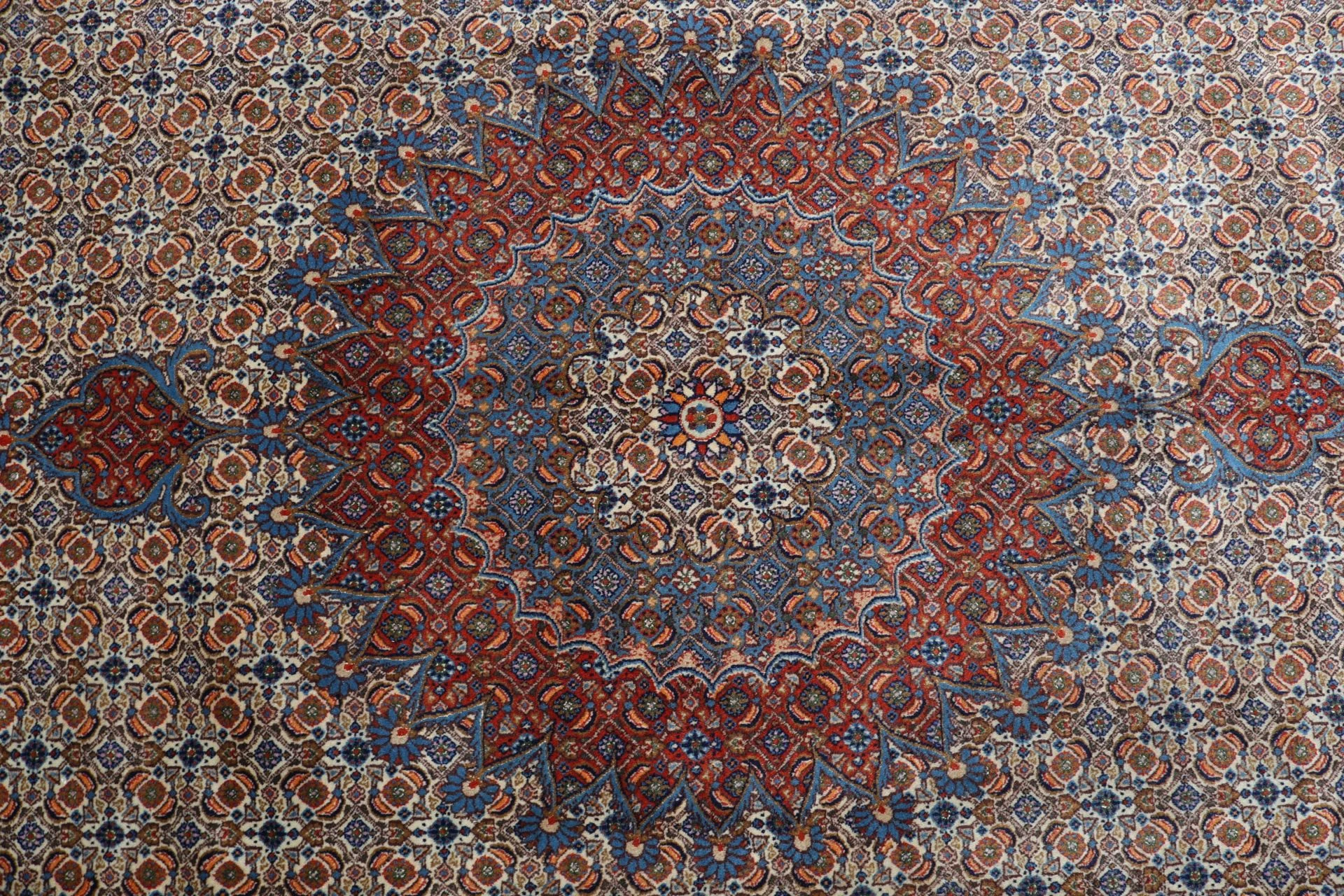 Moud Perserteppich 258 × 340 cm aus Wolle, handgeknüpft