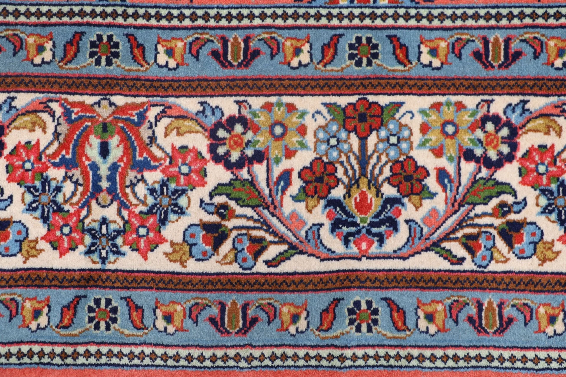 Handgeknüpfter Sarough Perserteppich, 247 × 350 cm, Wolle