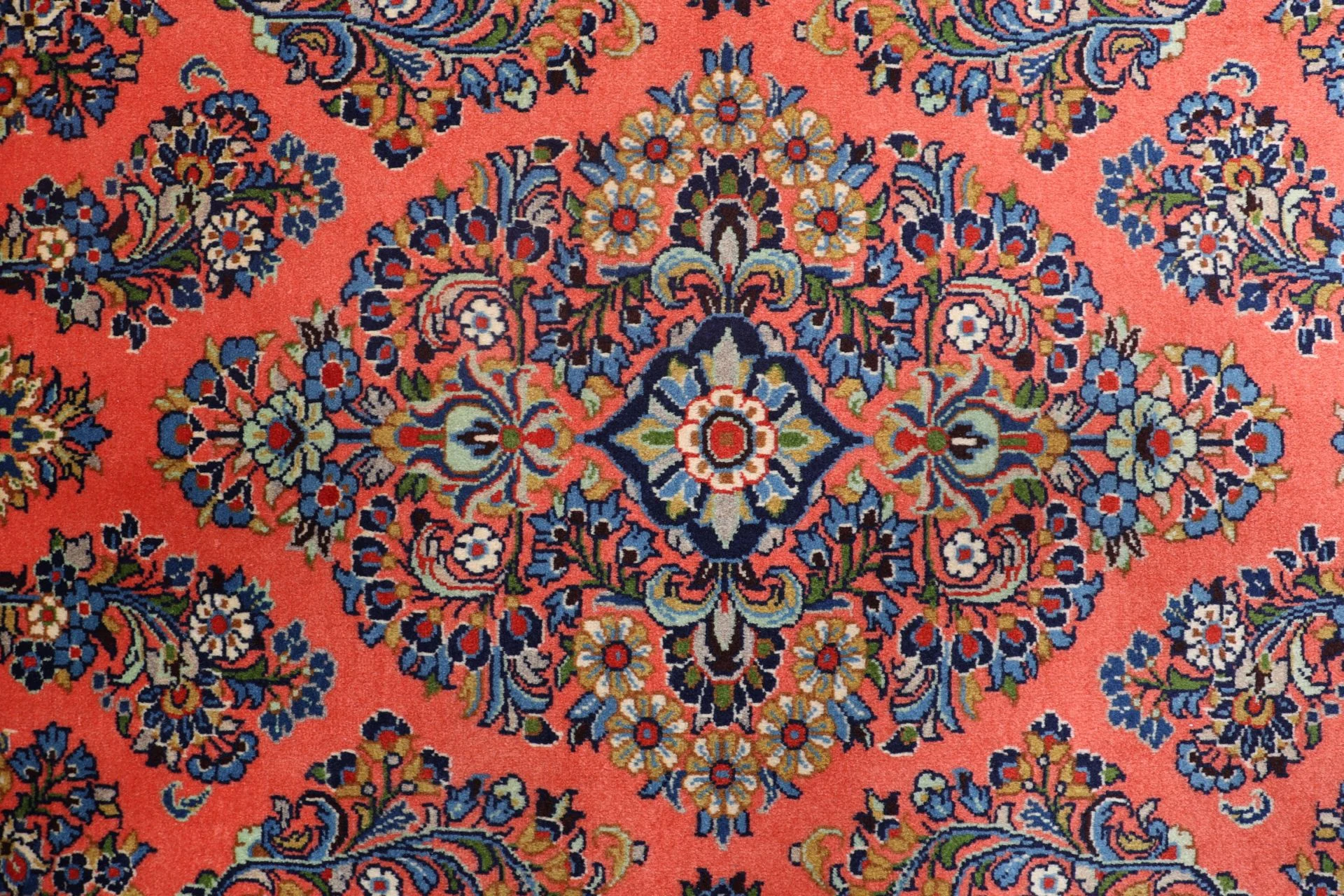 Handgeknüpfter Sarough Perserteppich, 247 × 350 cm, Wolle