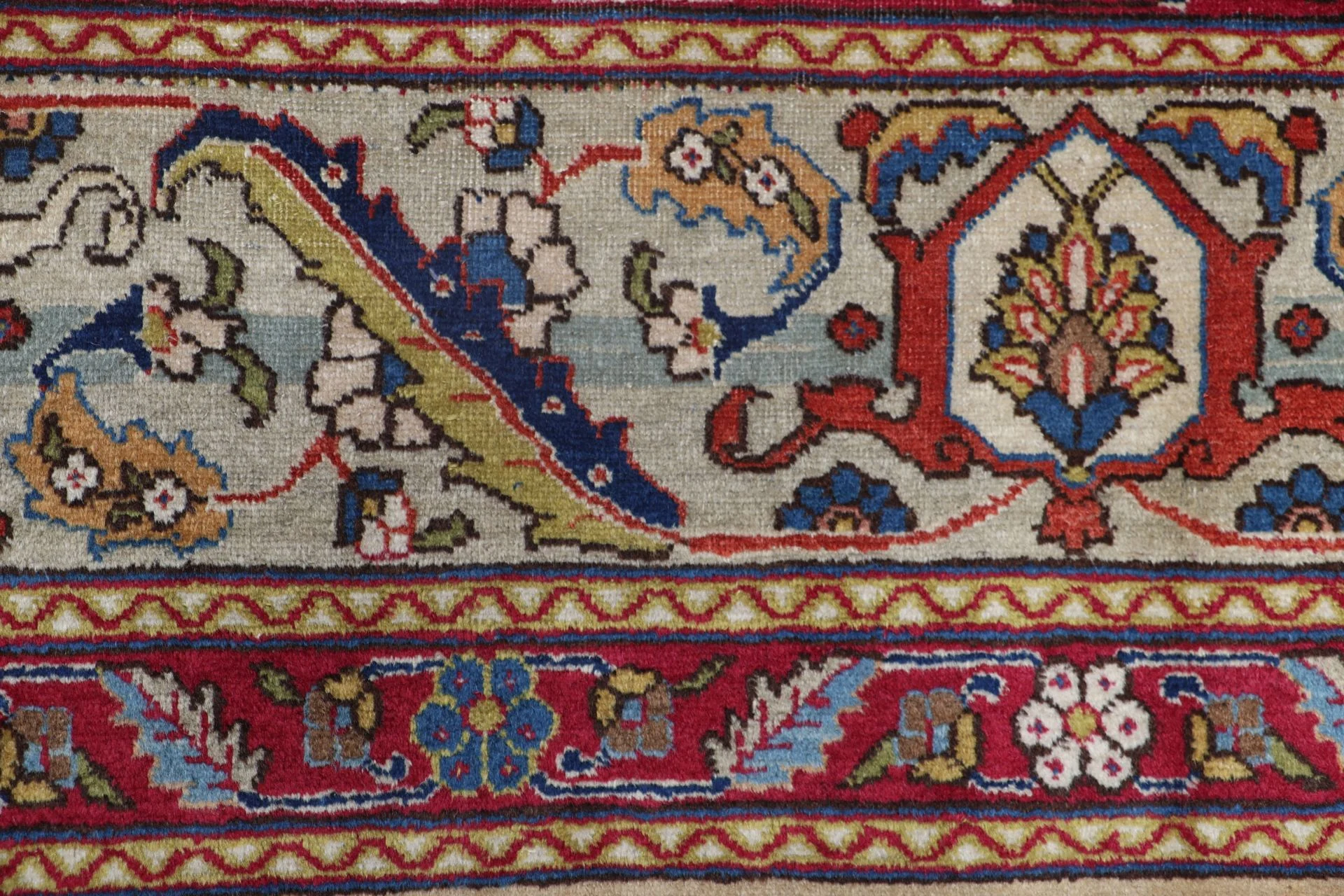 Handgeknüpfter Täbriz Perserteppich, 248 × 335 cm, Wolle