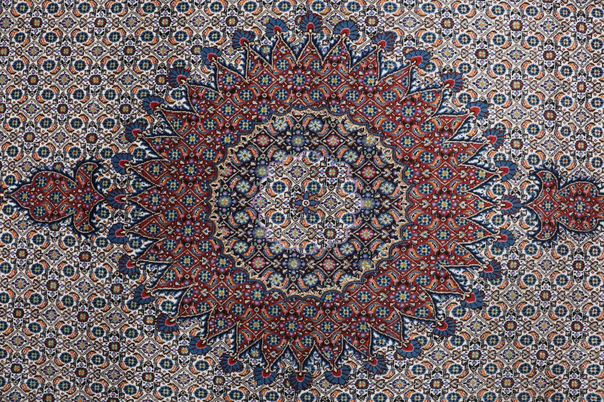 Moud Perserteppich aus Iran, 250 × 295 cm
