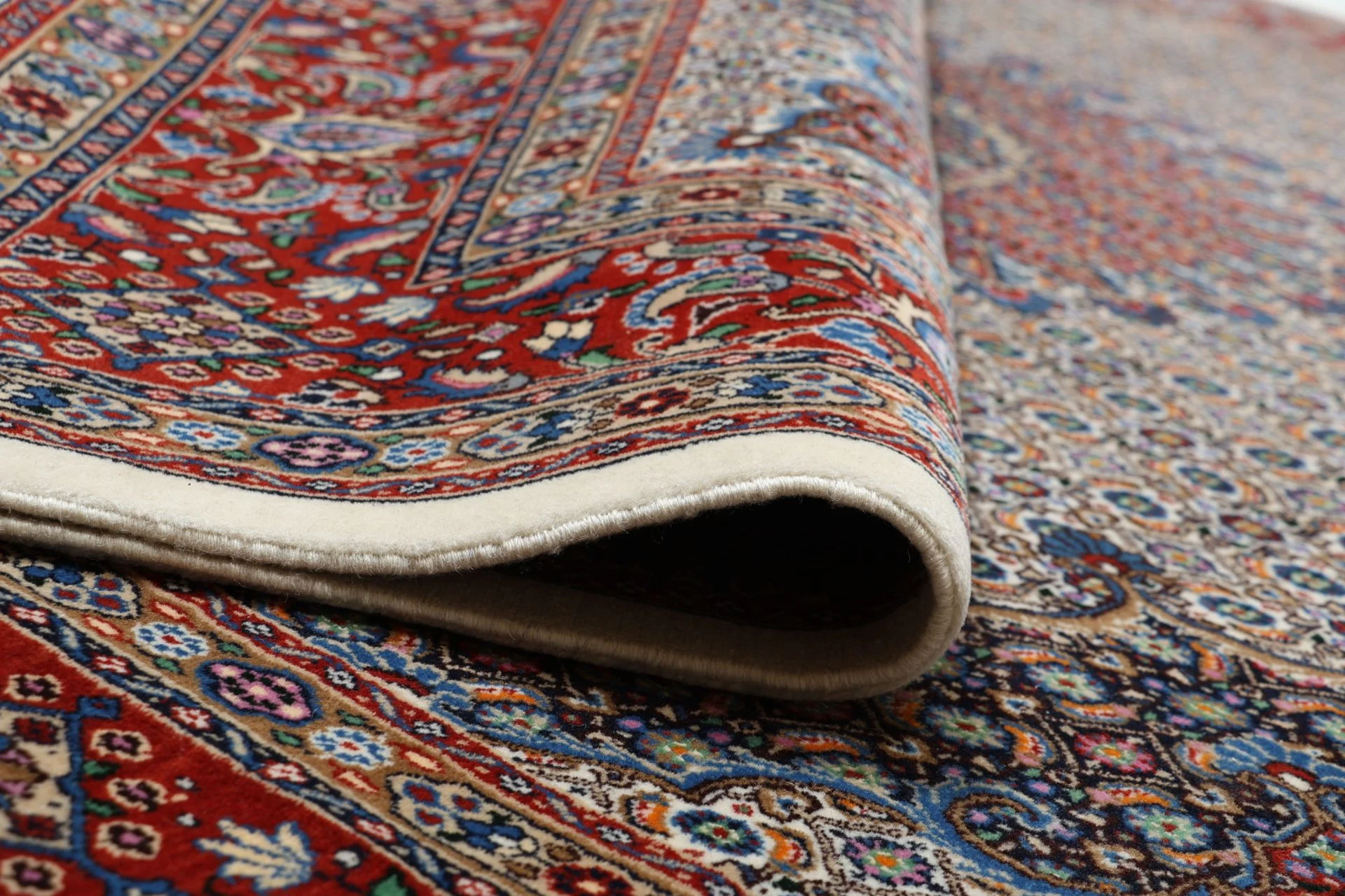 Moud Perserteppich aus Iran, 250 × 295 cm