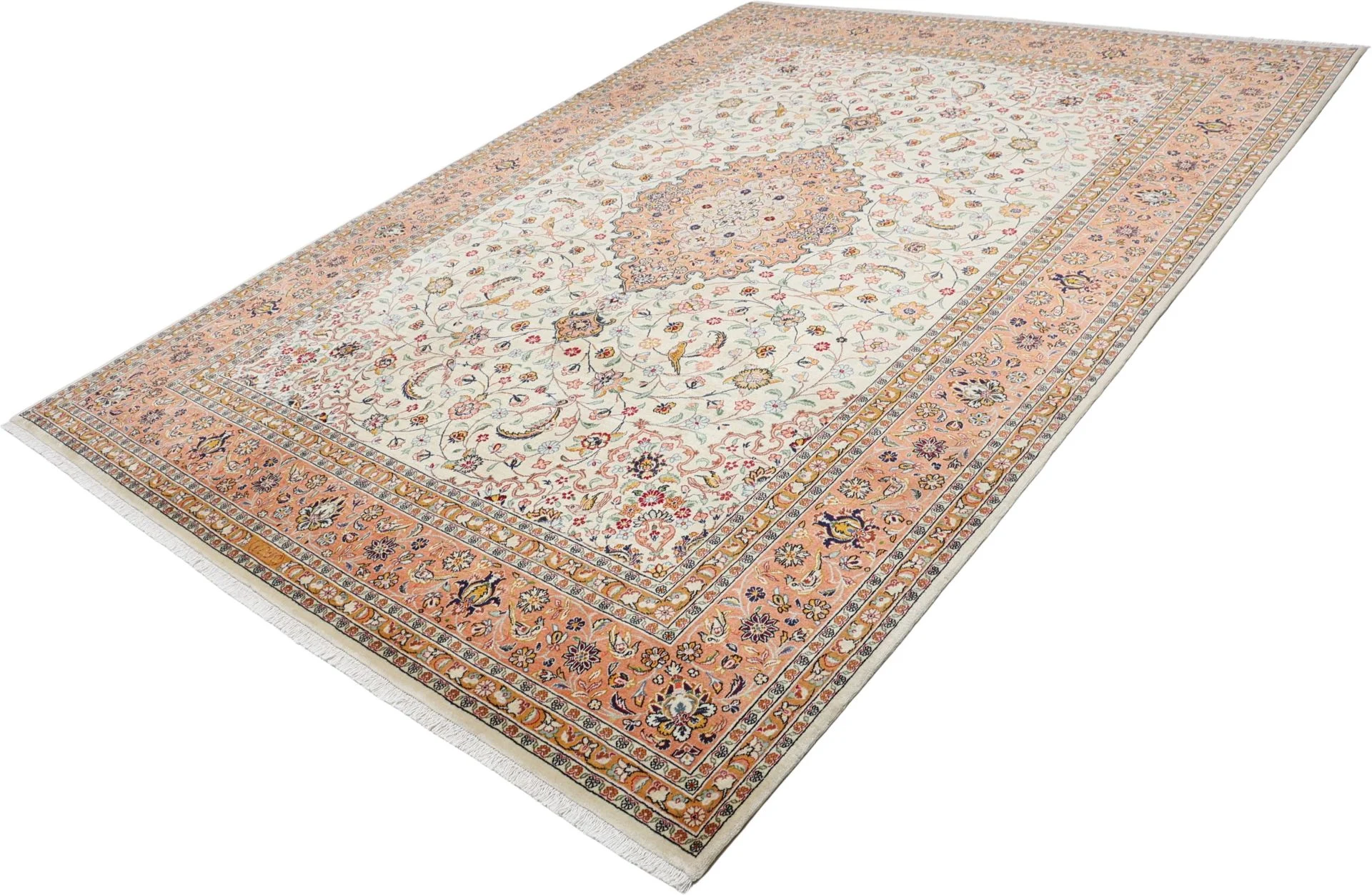 Handgeknüpfter Ghom Perserteppich, 250 × 345 cm, Wolle