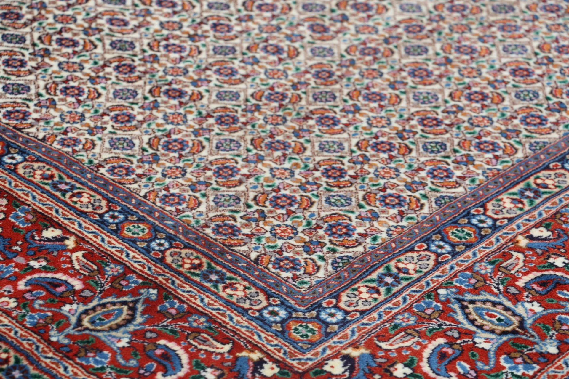 Moud Perserteppich 206 × 293 cm aus Wolle, handgeknüpft