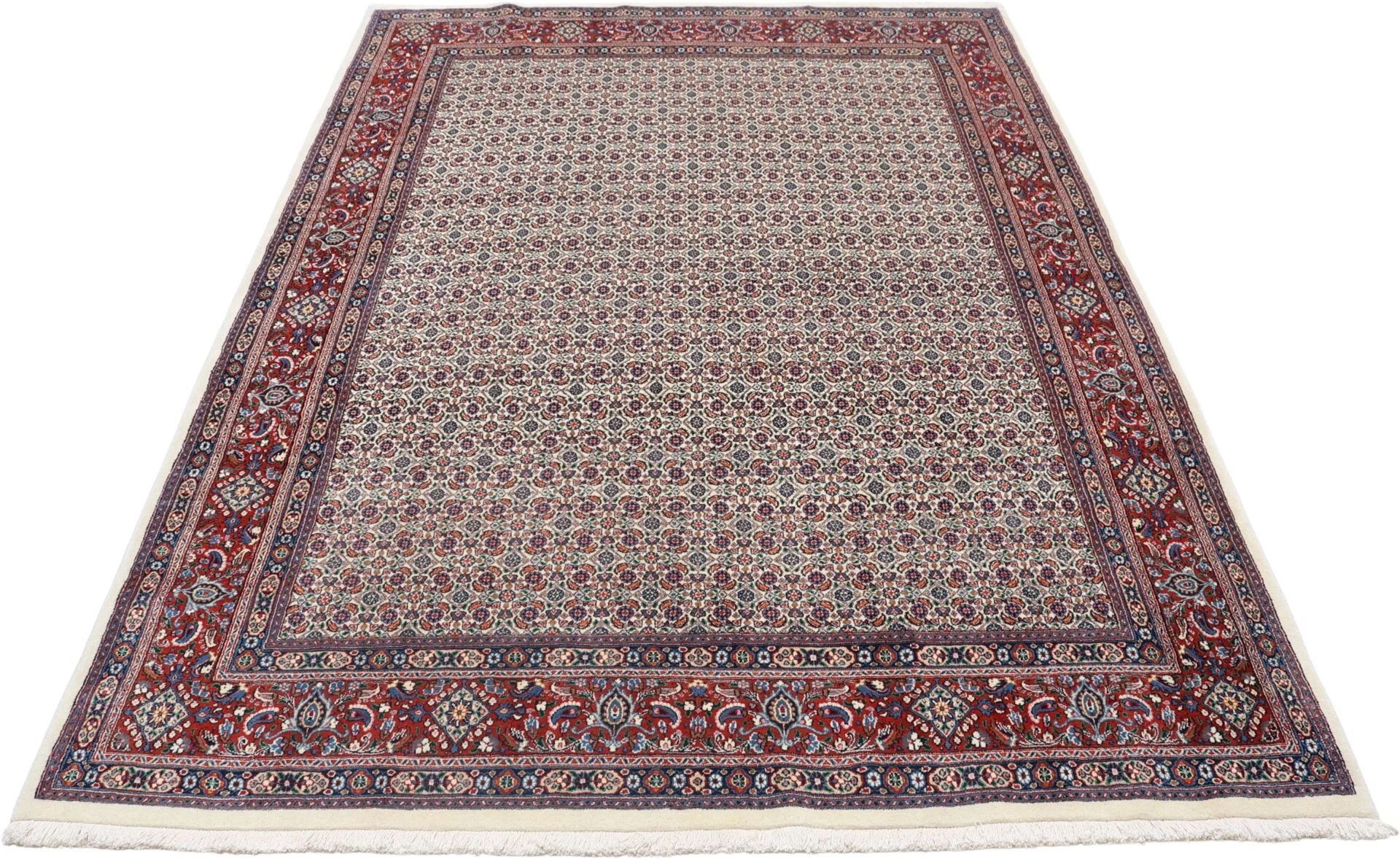 Moud Perserteppich 206 × 293 cm aus Wolle, handgeknüpft