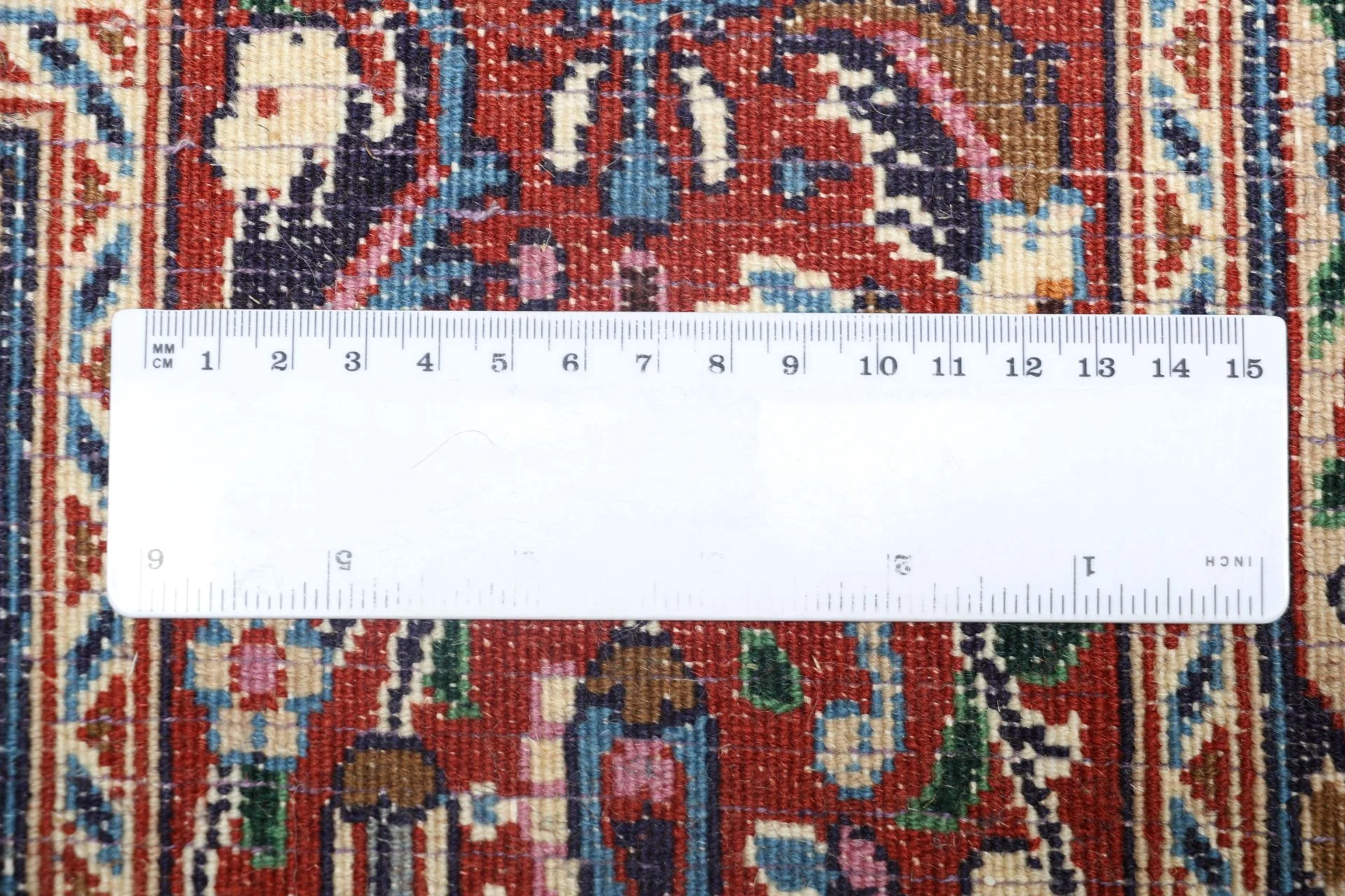 Moud Perserteppich 206 × 293 cm aus Wolle, handgeknüpft