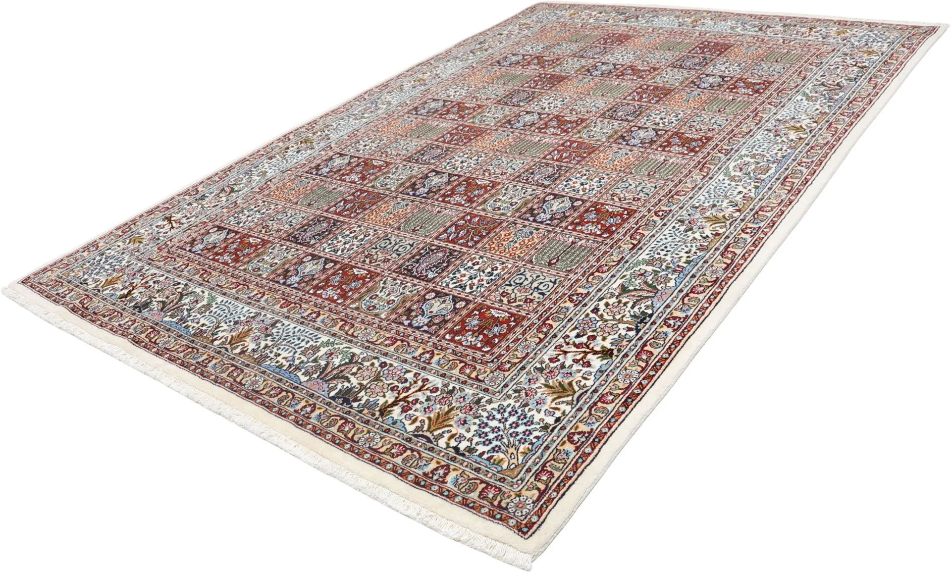 Moud Perserteppich 200 × 302 cm aus Wolle, handgeknüpft