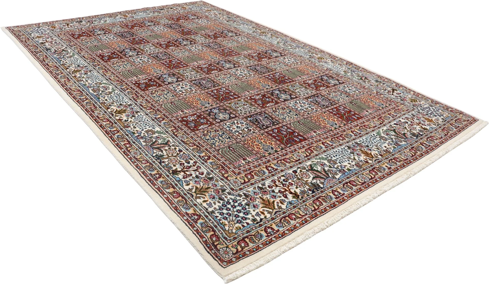 Moud Perserteppich 200 × 302 cm aus Wolle, handgeknüpft