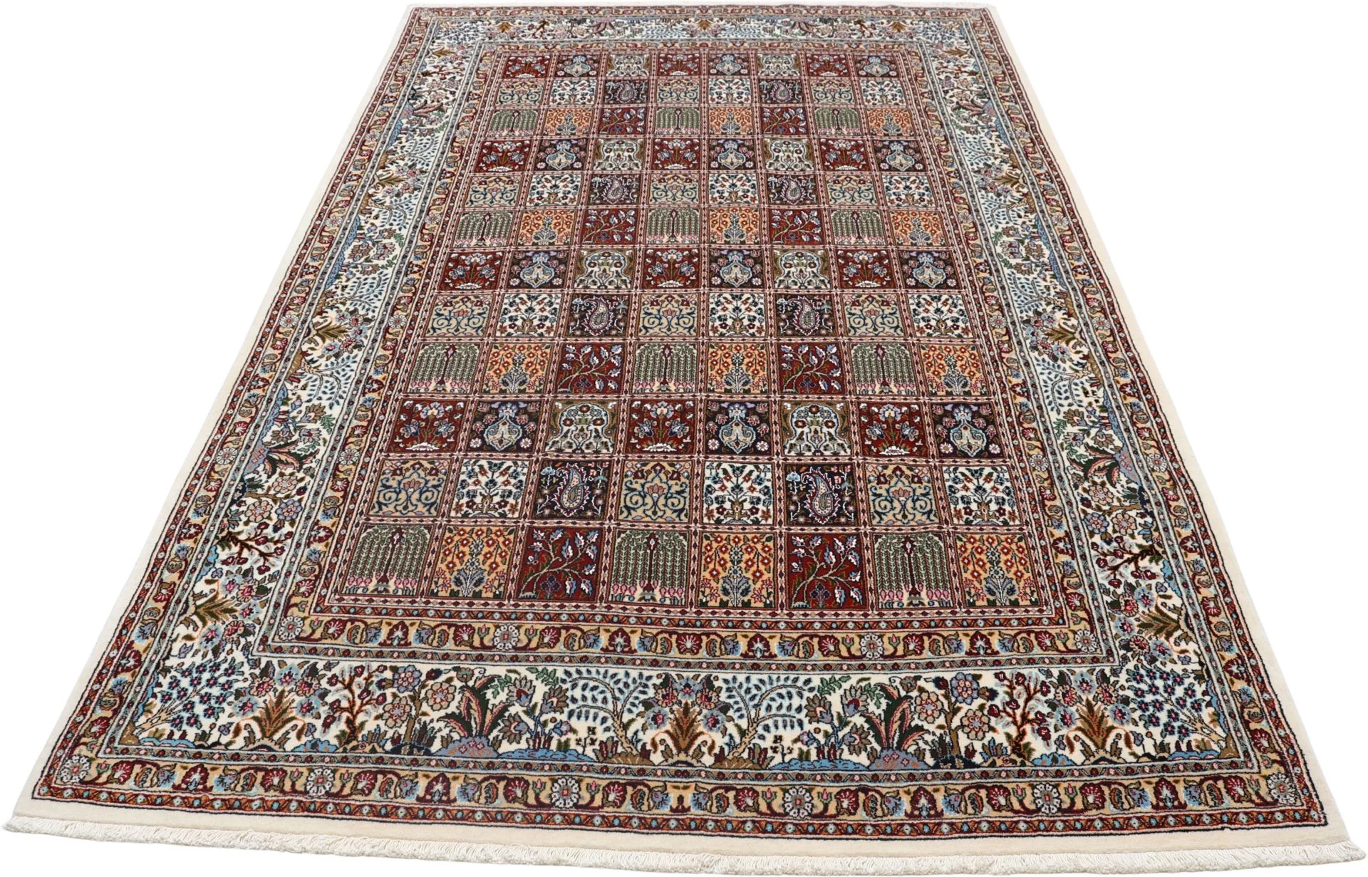 Moud Perserteppich 200 × 302 cm aus Wolle, handgeknüpft