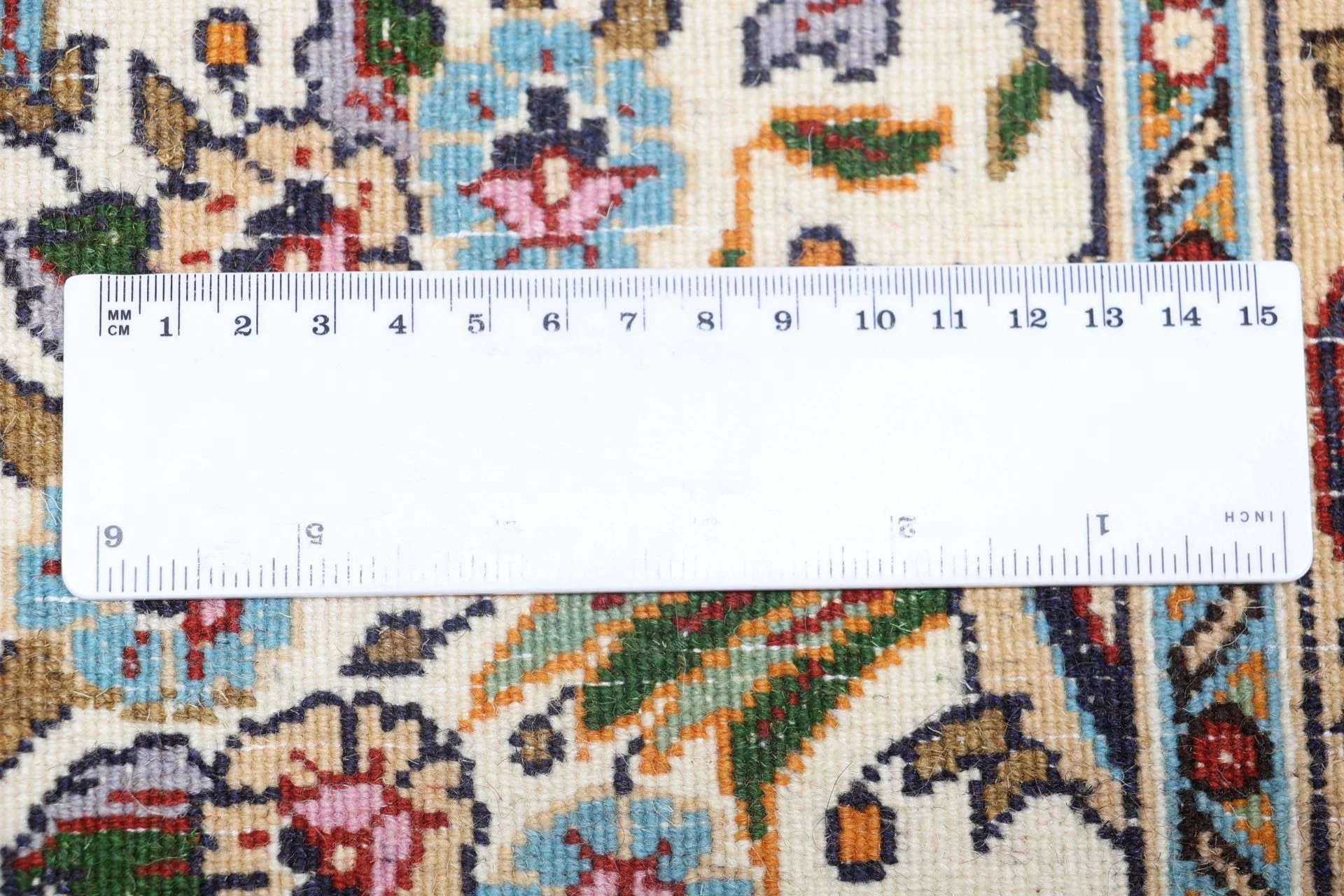 Moud Perserteppich 200 × 302 cm aus Wolle, handgeknüpft