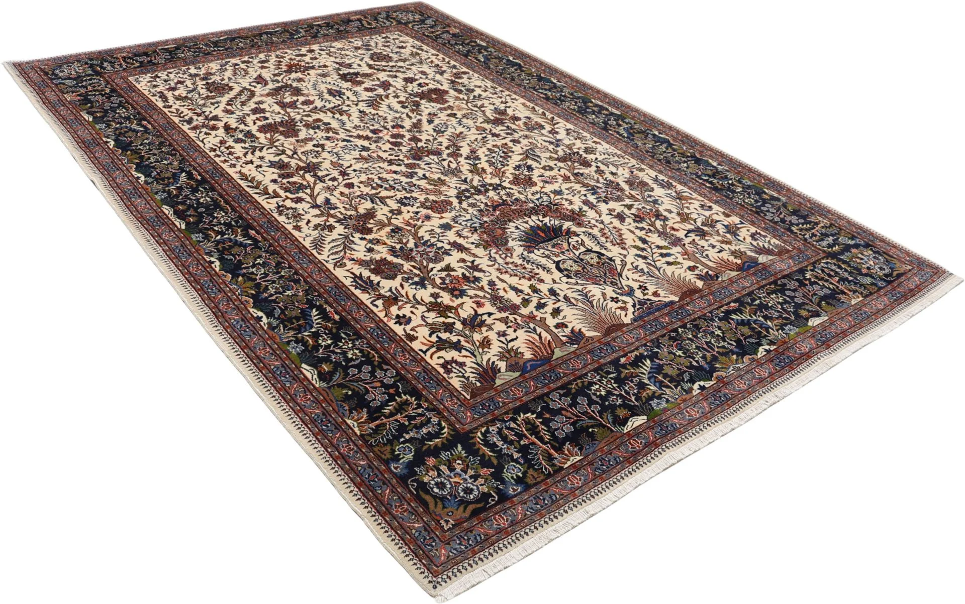 Moud Perserteppich aus Iran, 205 × 300 cm
